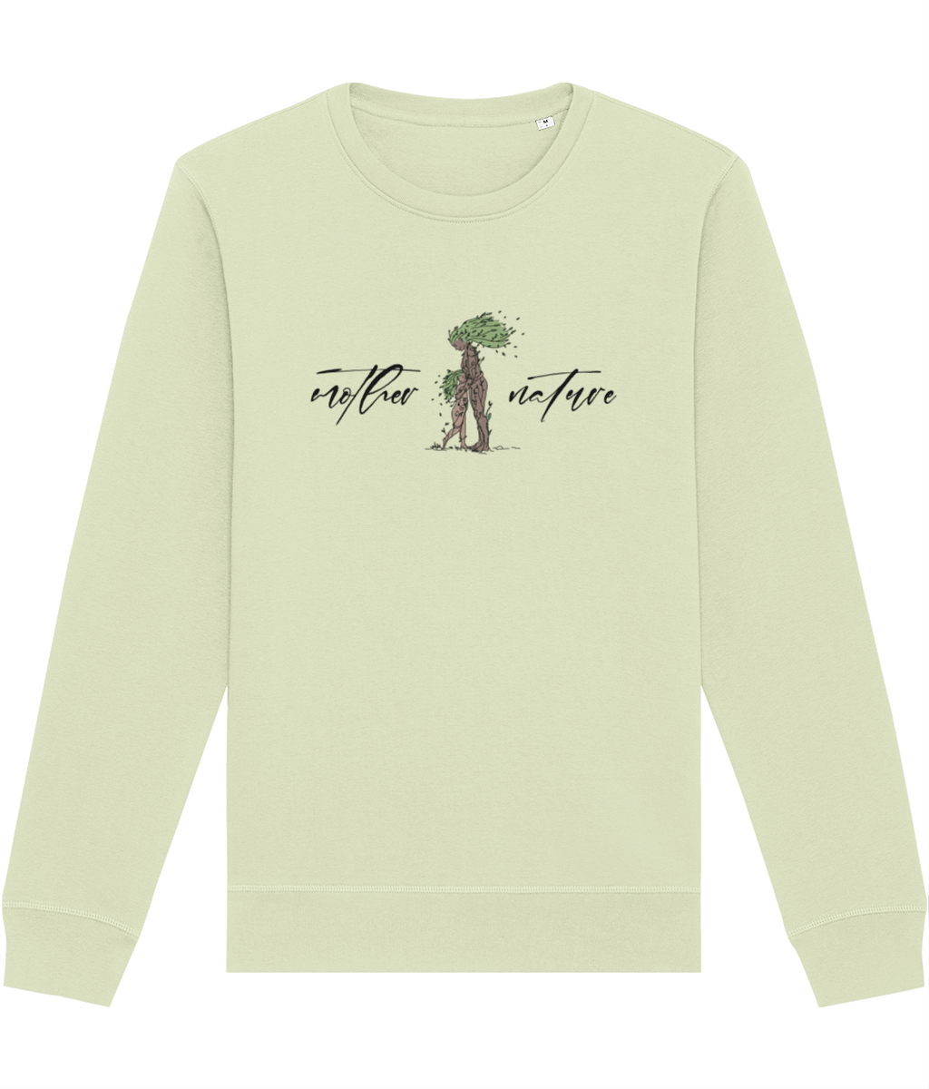 Need a vacation sweatshirt? The organic cotton 'Mother Nature' eco sweatshirt is your best pick!