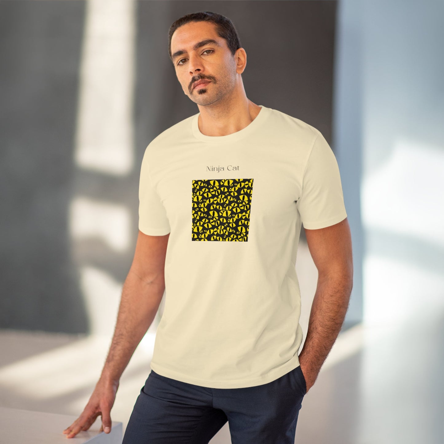 Cat graphic tee featuring a Ninja Cat design