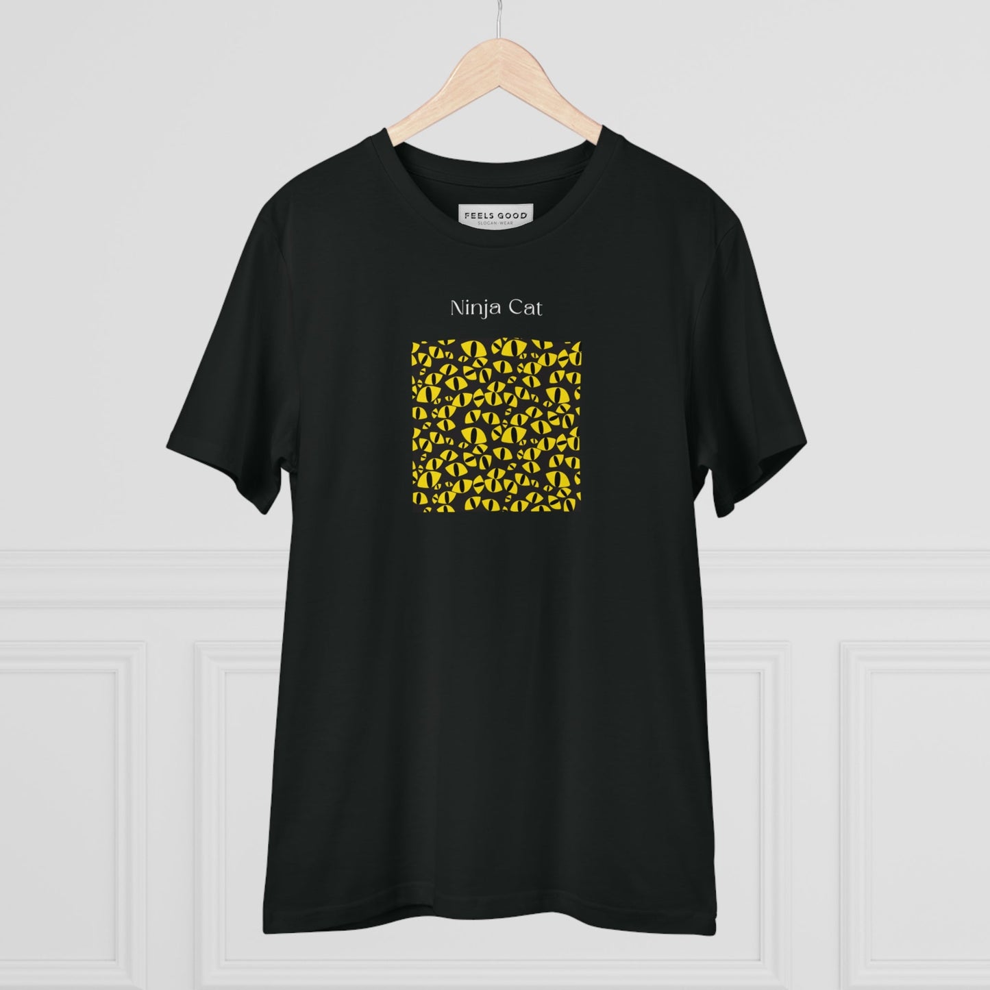Ninja Cat Funny Cat Tee for eco-friendly animal lovers
