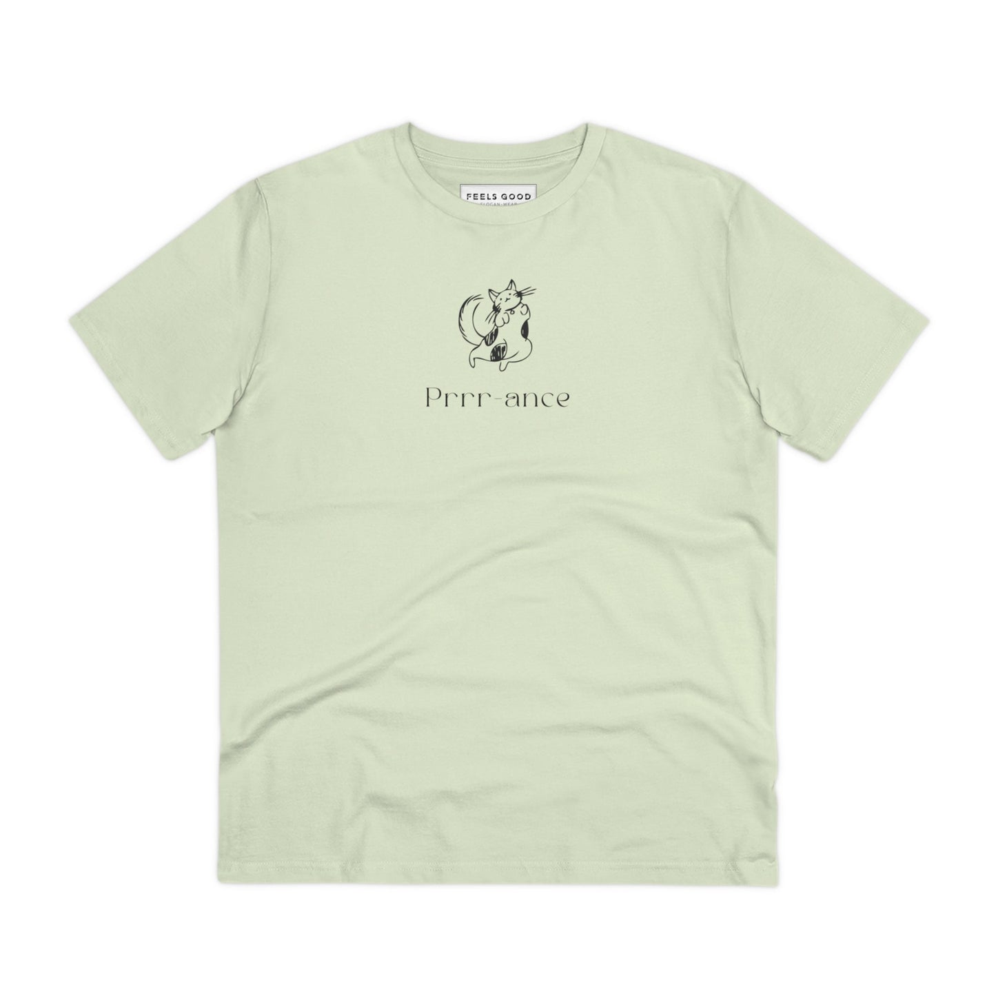 Organic Cotton 'Prance' Funny Cat T-shirt - Fun Cat T shirt