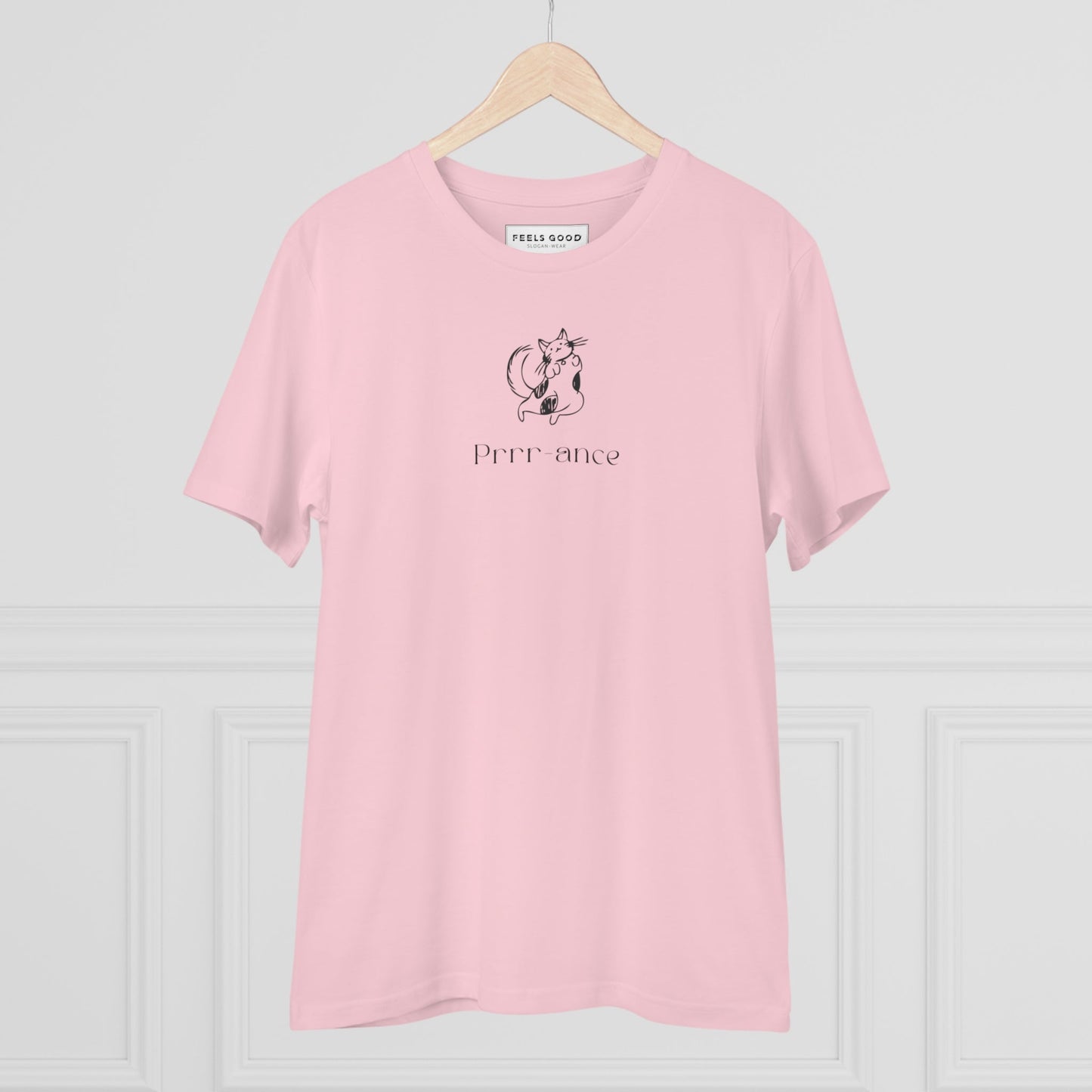 Organic Cotton 'Prance' Funny Cat T-shirt - Fun Cat T shirt