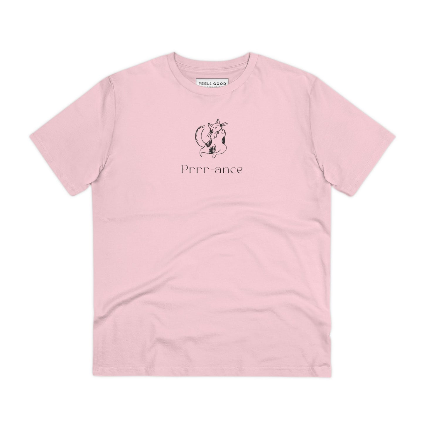 Organic Cotton 'Prance' Funny Cat T-shirt - Fun Cat T shirt