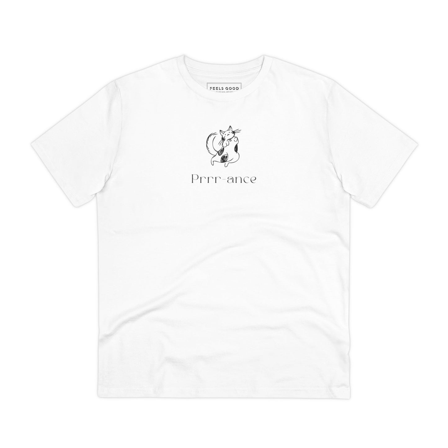 Organic Cotton 'Prance' Funny Cat T-shirt - Fun Cat T shirt