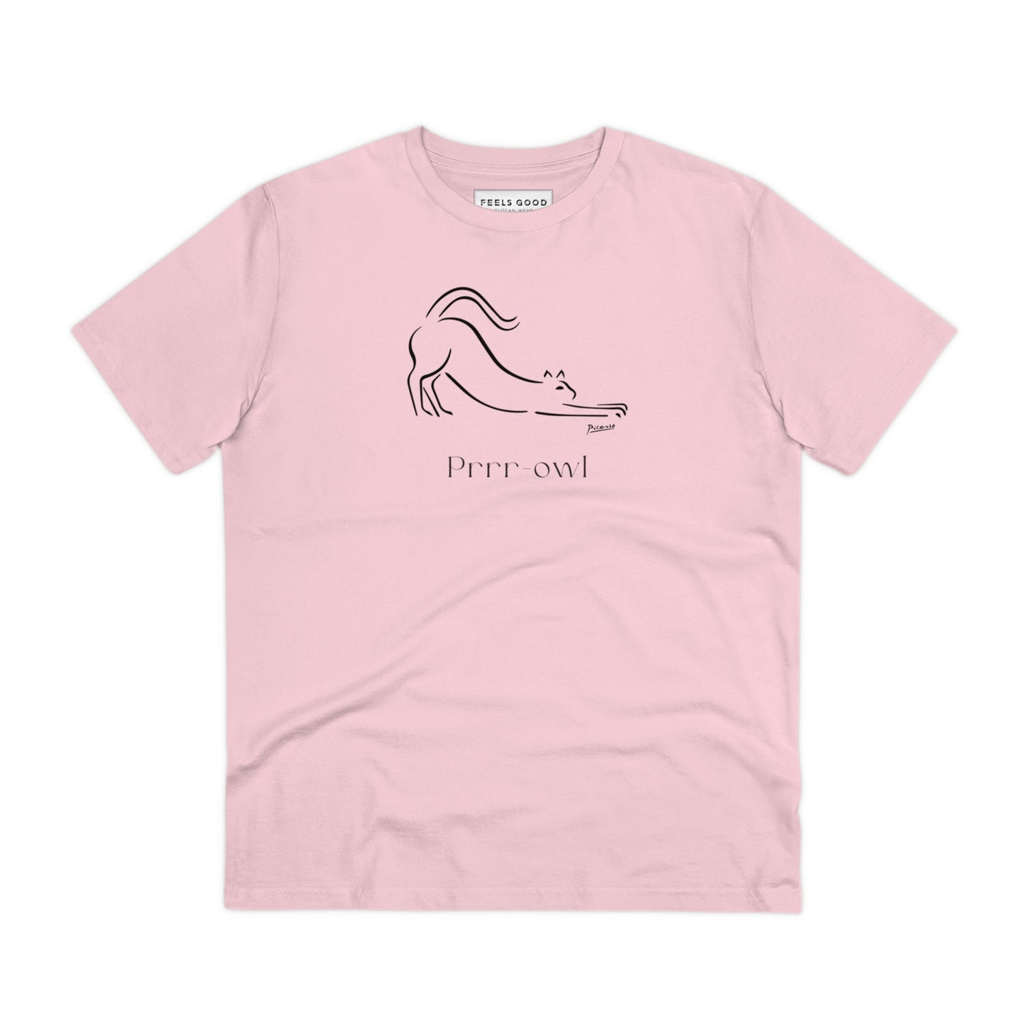 Organic Cotton 'Prowl' Funny Cat T-shirt – the perfect t shirt with dog and cat-themed prints.