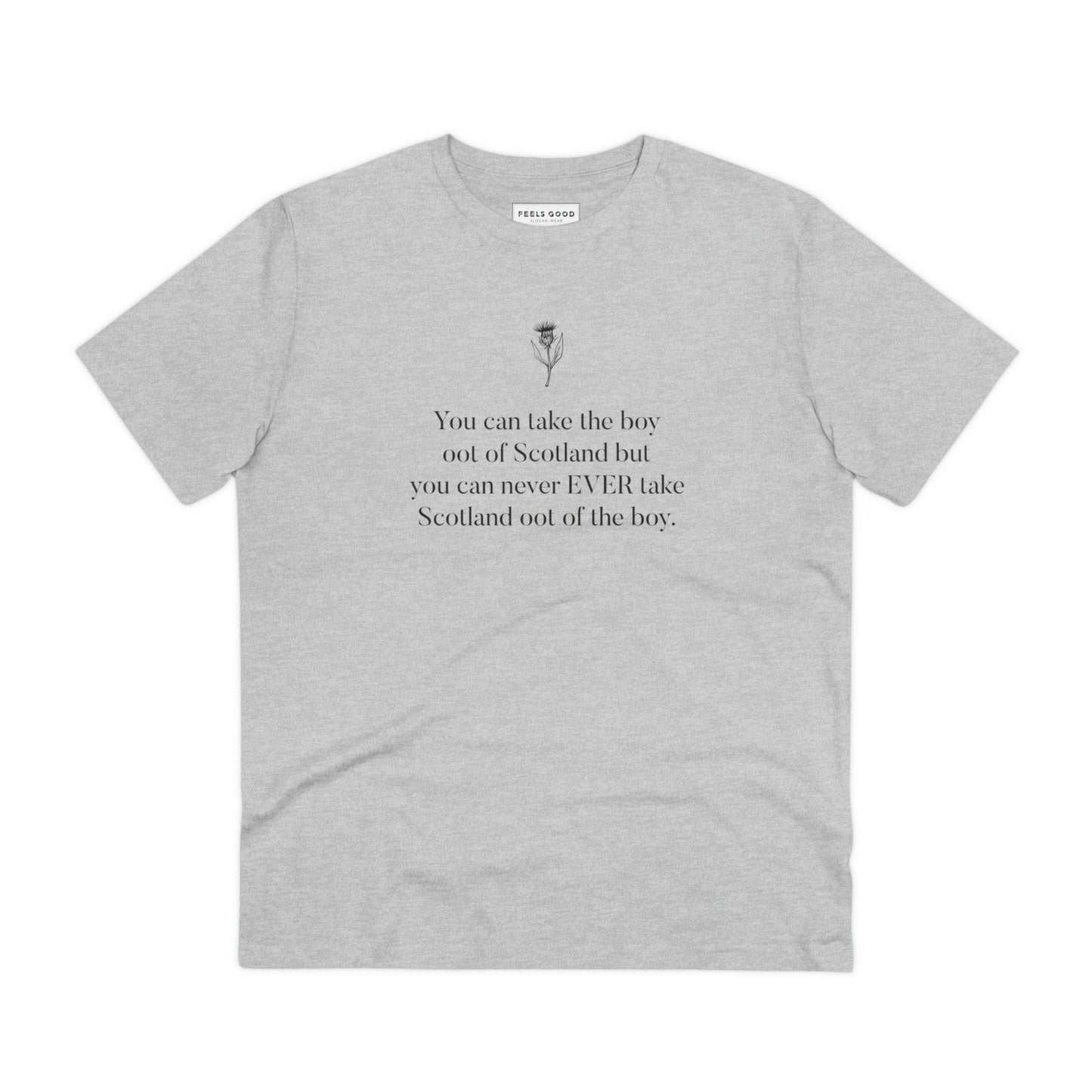 Love Scottish clothing? The organic cotton 'Scottish Boy Always' Scotland t-shirt is a must-own!