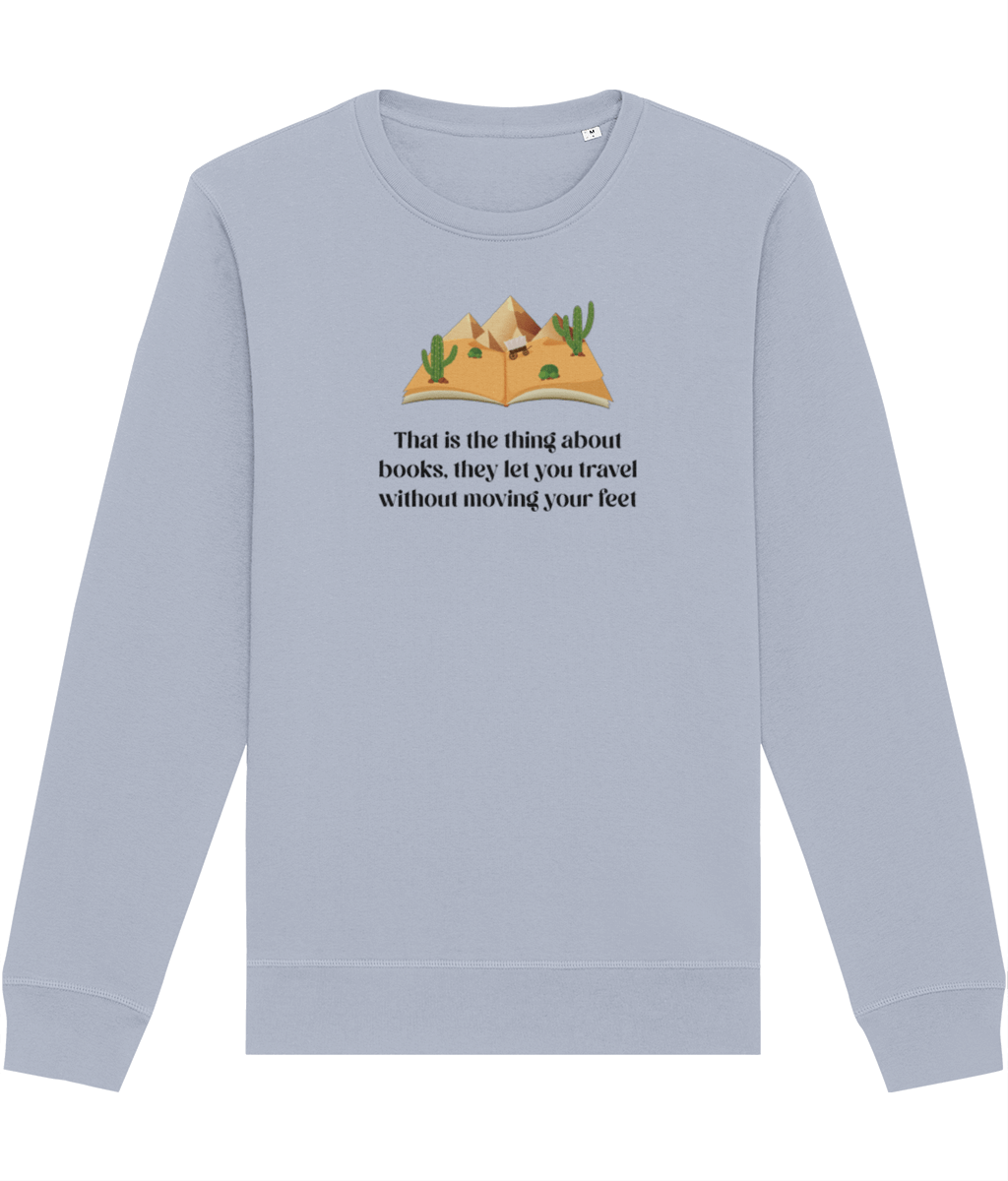 Day of positive thinking: 'The Book Traveller' reader cozy.