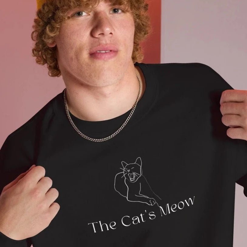 Organic Cotton 'The Cats Meow' Funny Cat Sweatshirt – perfect for doggie sweatshirts lovers.