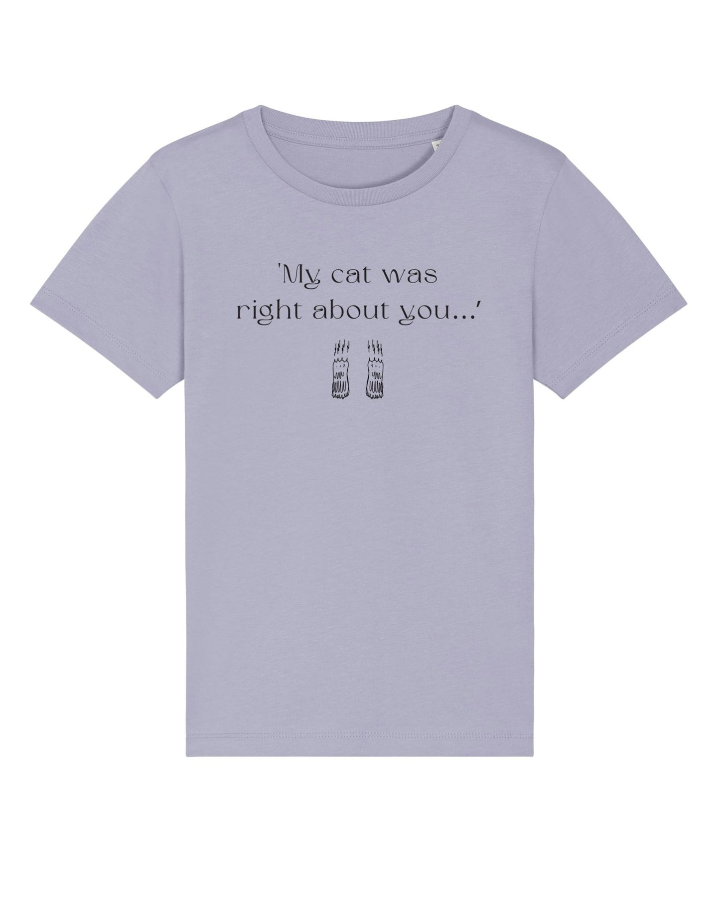 Organic Cotton 'The Cats Truth' Kids Funny Cat T-shirt – available at hello kitty store