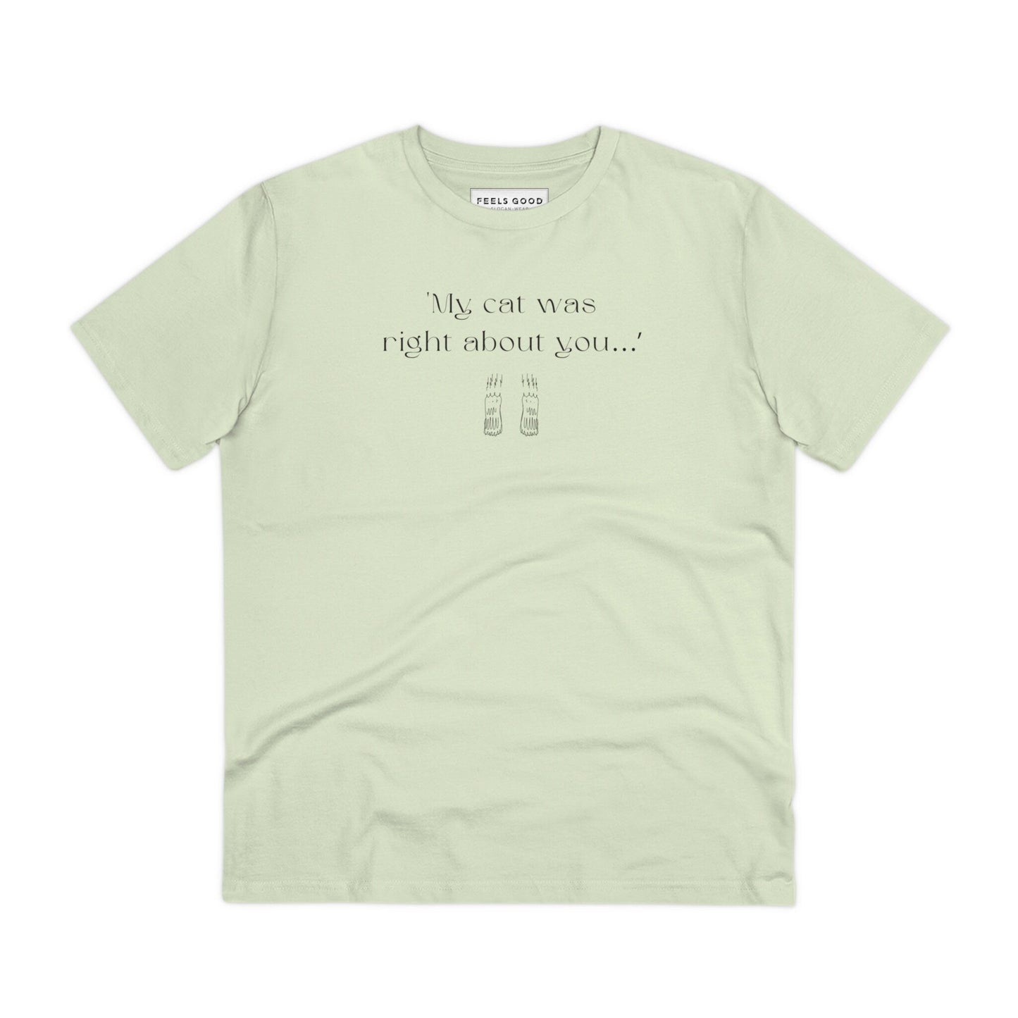 Cat shirts for guys featuring Organic Cotton 'The Cats Truth' t-shirt for cool looks