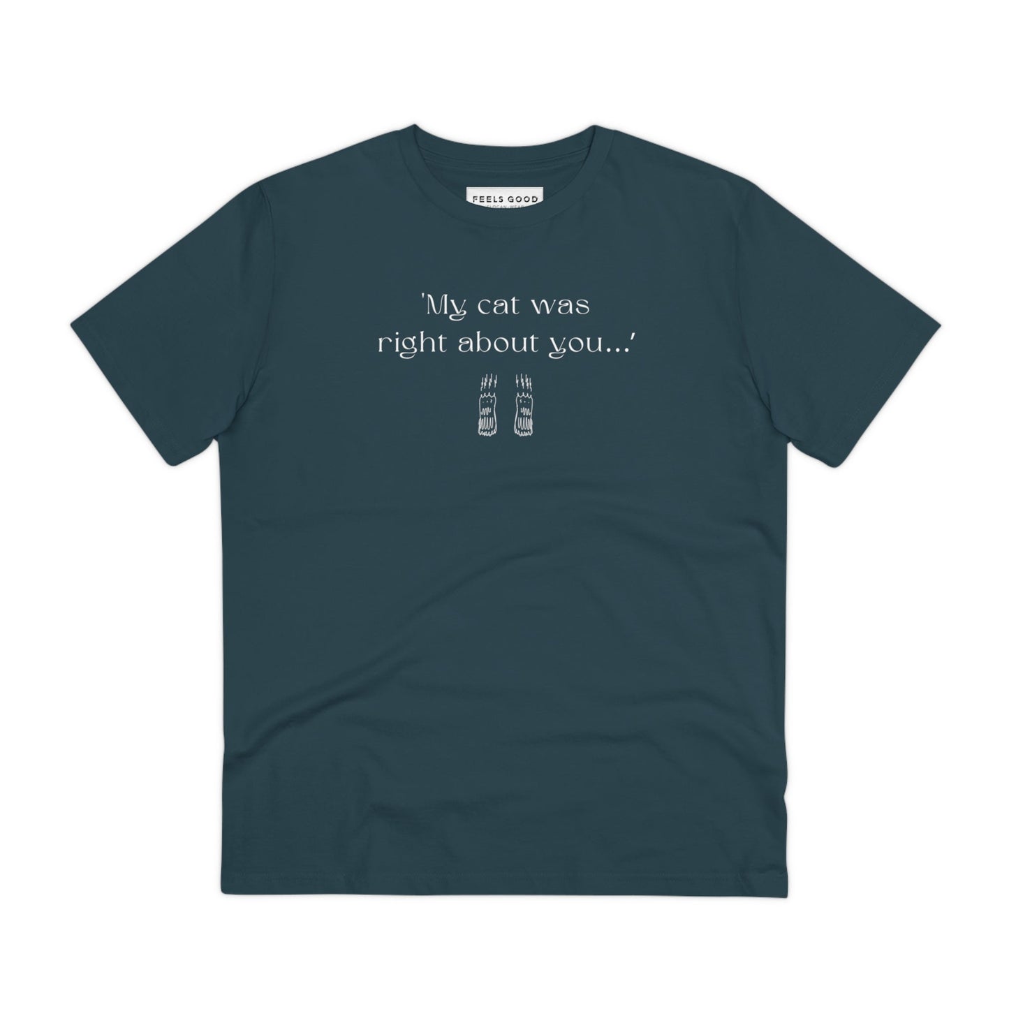 Cat graphic tees like Organic Cotton 'The Cats Truth' t-shirt for anime lovers