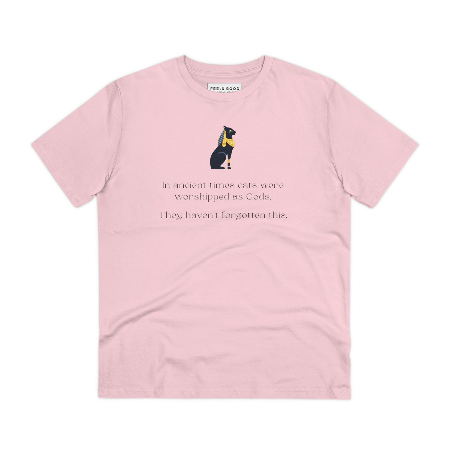 Funny cat tee shirts – Organic Cotton 'The Egyptian Cat' T-shirt with humor