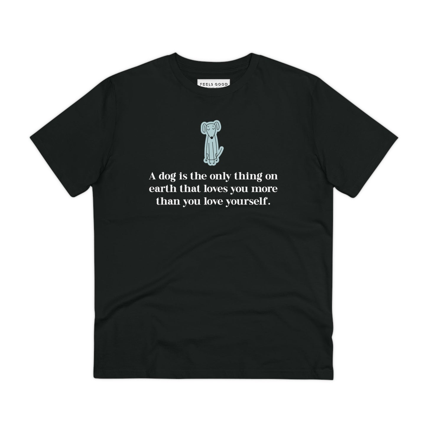 Funny and stylish, the Organic Cotton 'The Loyal Dog' Funny Dog T-shirt is a great gift for animal lovers.