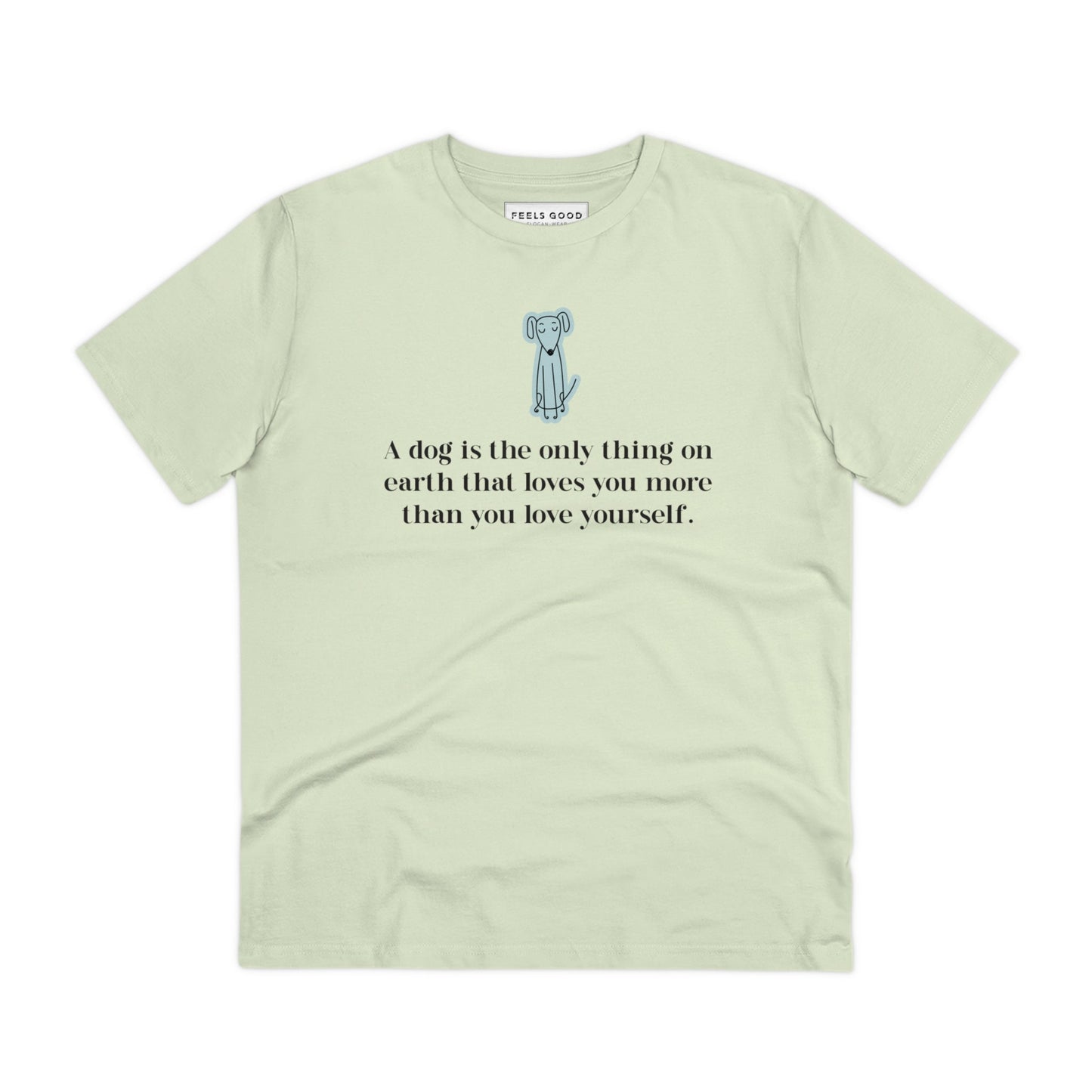 Love dogs? The Organic Cotton 'The Loyal Dog' Funny Dog T-shirt is the perfect t-shirt with dog print.