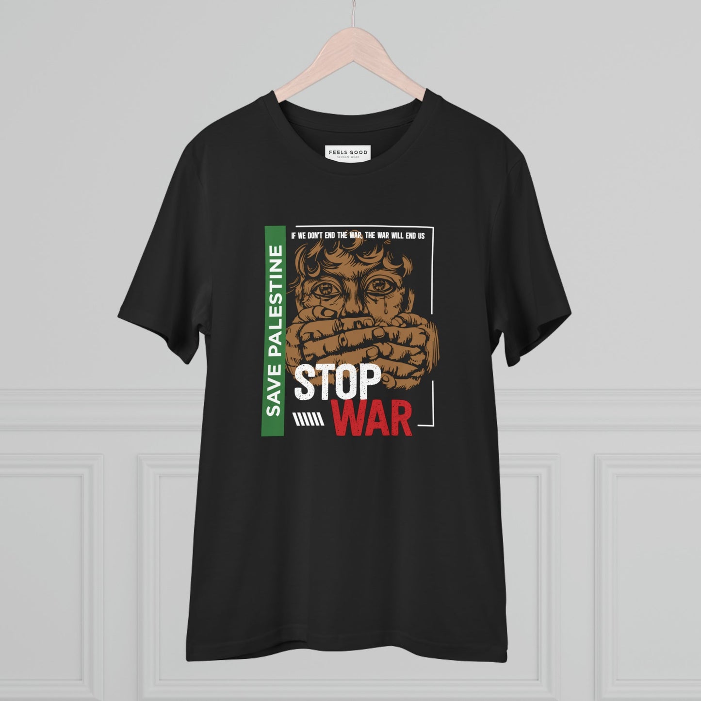 Peaceful protest shirt – Palestine 'Stop War & Occupation' Organic Cotton T-shirt