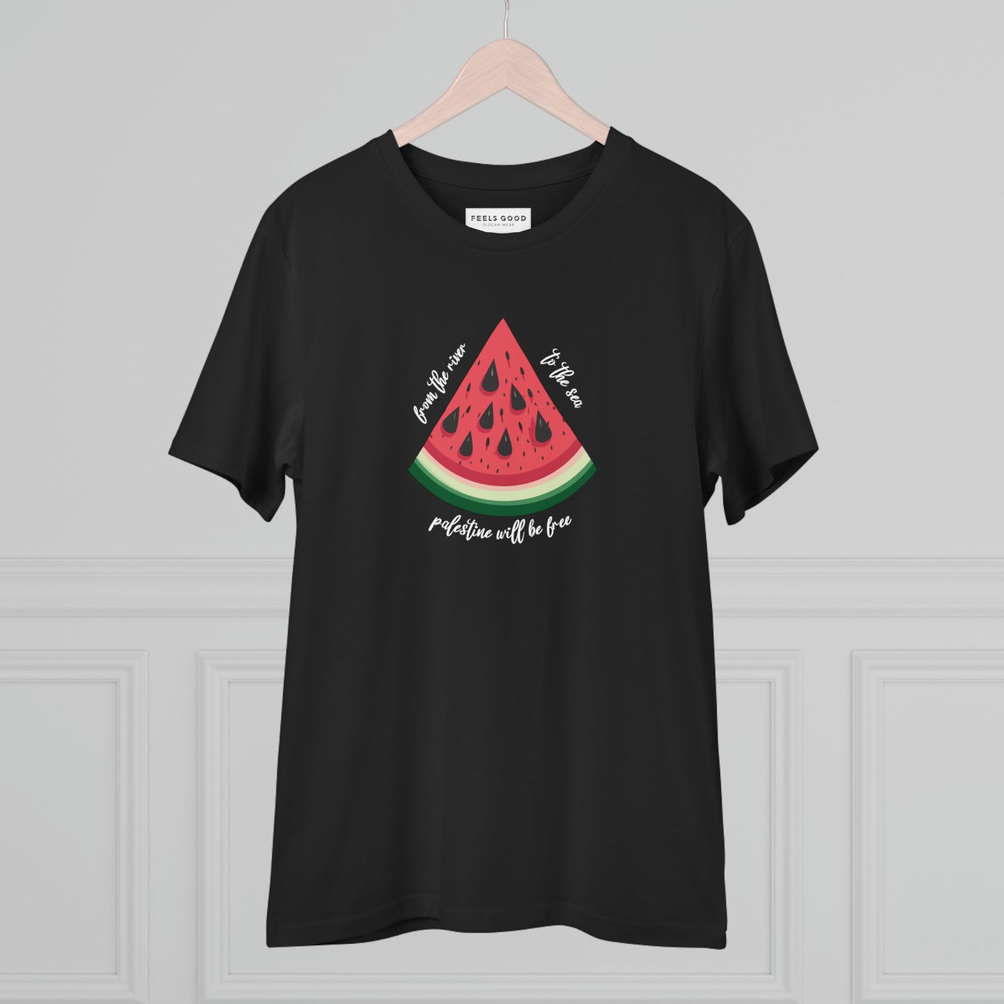 Unique Palestine 'Watermelon' Organic Cotton T-shirt inspired by heritage and hope