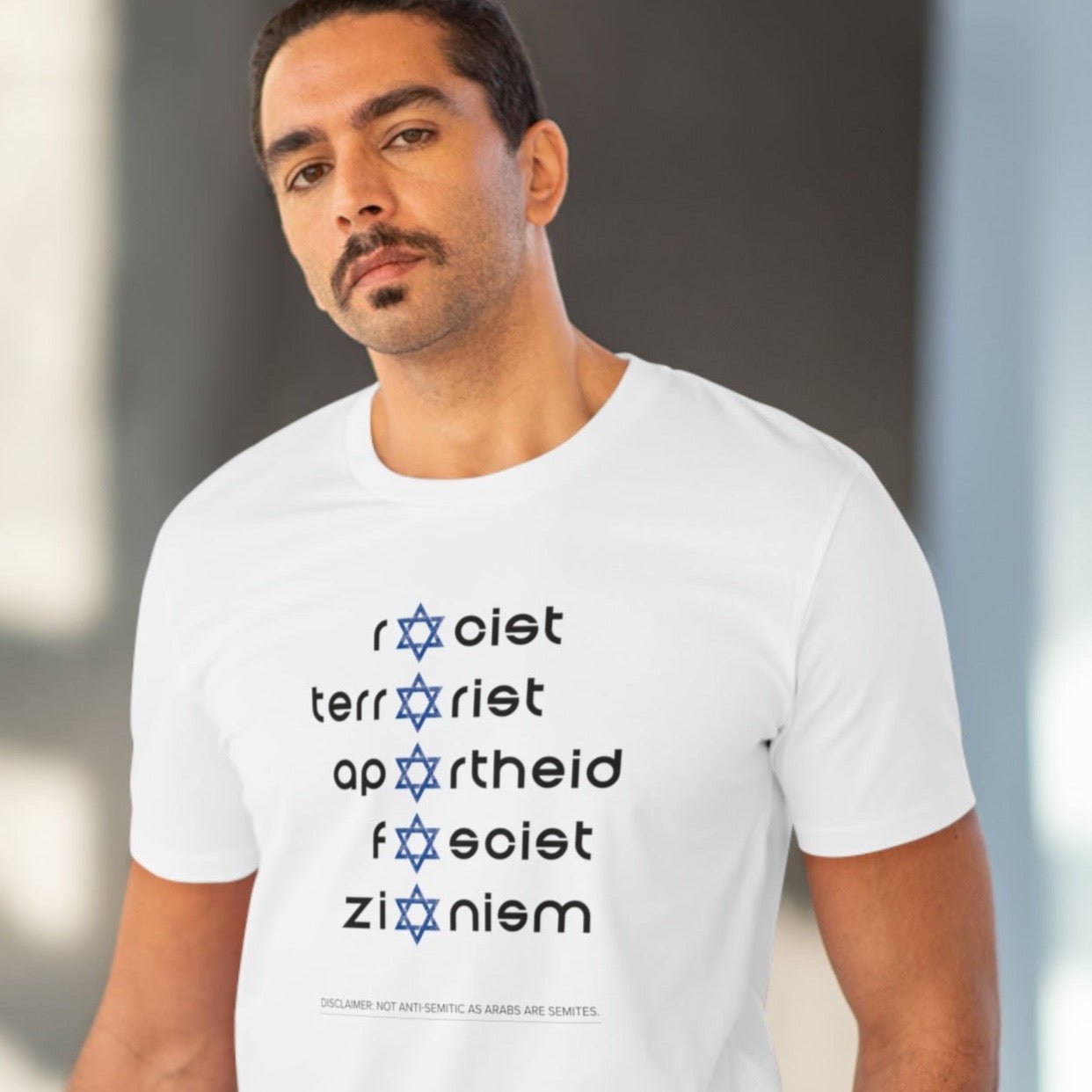 Statement tee – Palestine 'Zionism' Organic Cotton T-shirt for activism and awareness