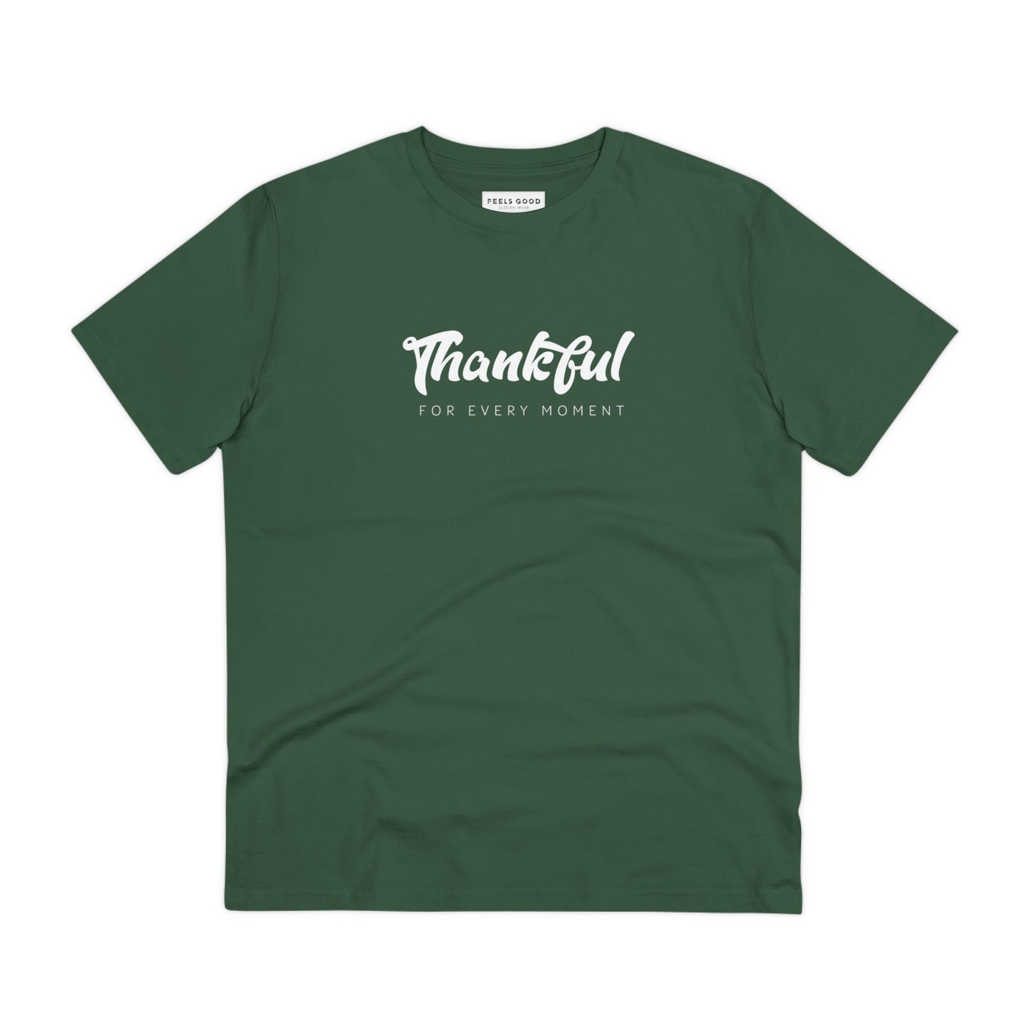 Positive 'Thankful' Organic Cotton T-shirt - Fun Tshirt