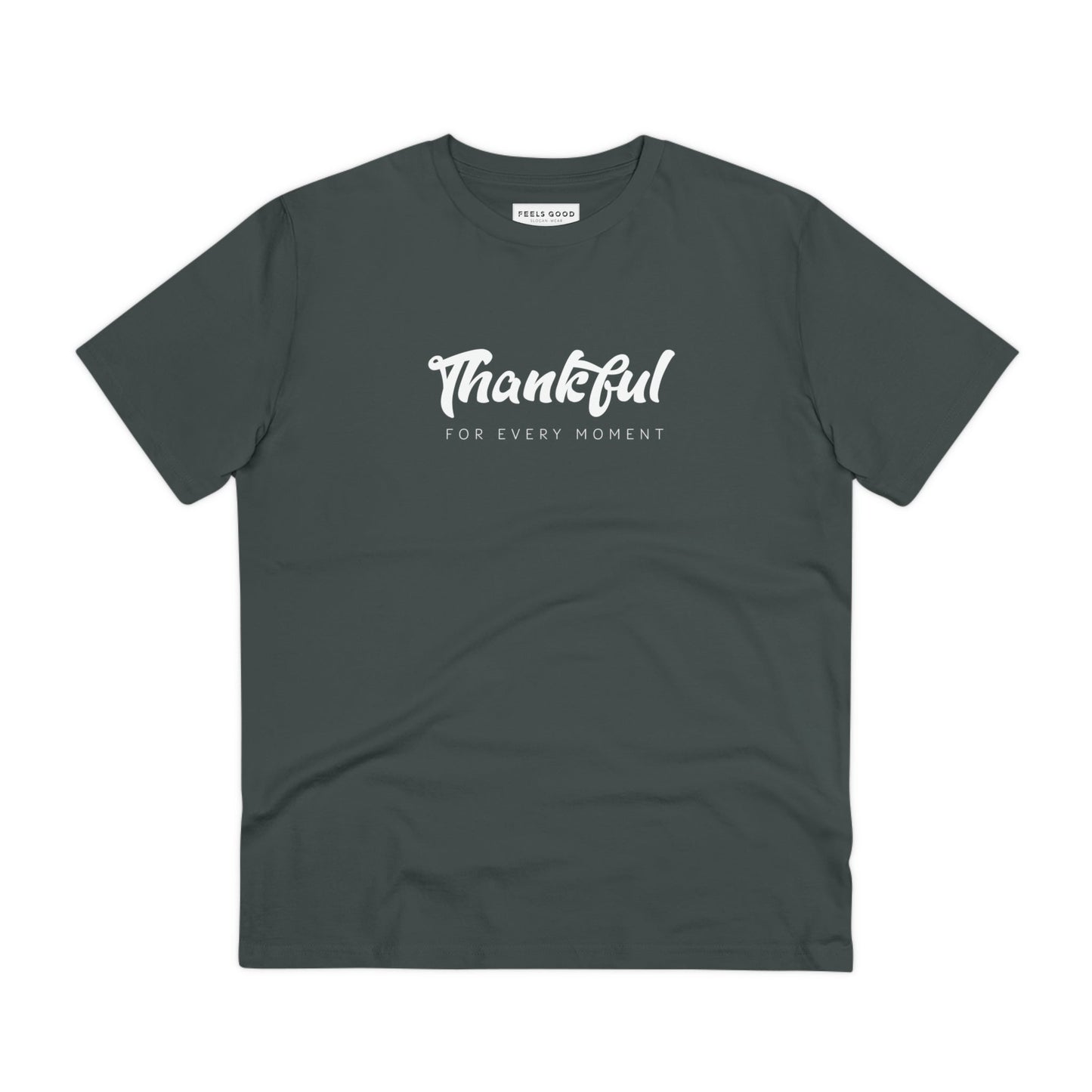 Positive 'Thankful' Organic Cotton T-shirt - Fun Tshirt