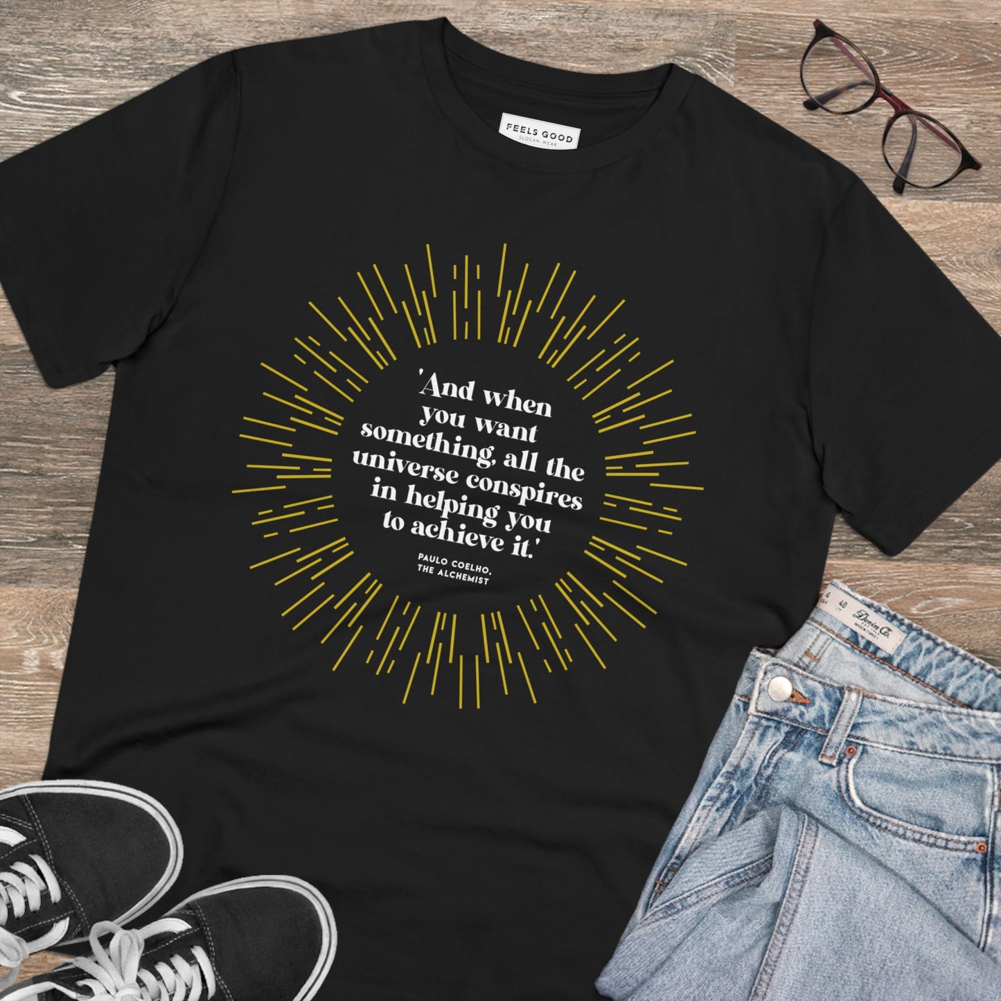 Positive 'The Alchemist's' Organic Cotton T-shirt - Eco Tshirt