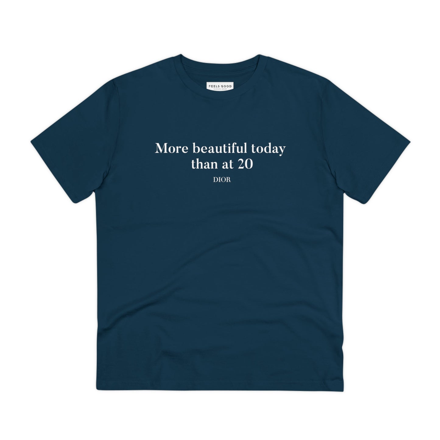 Quotes 'More Beautiful Now' Dior Organic Cotton T-shirt - Dior Quote Tshirt