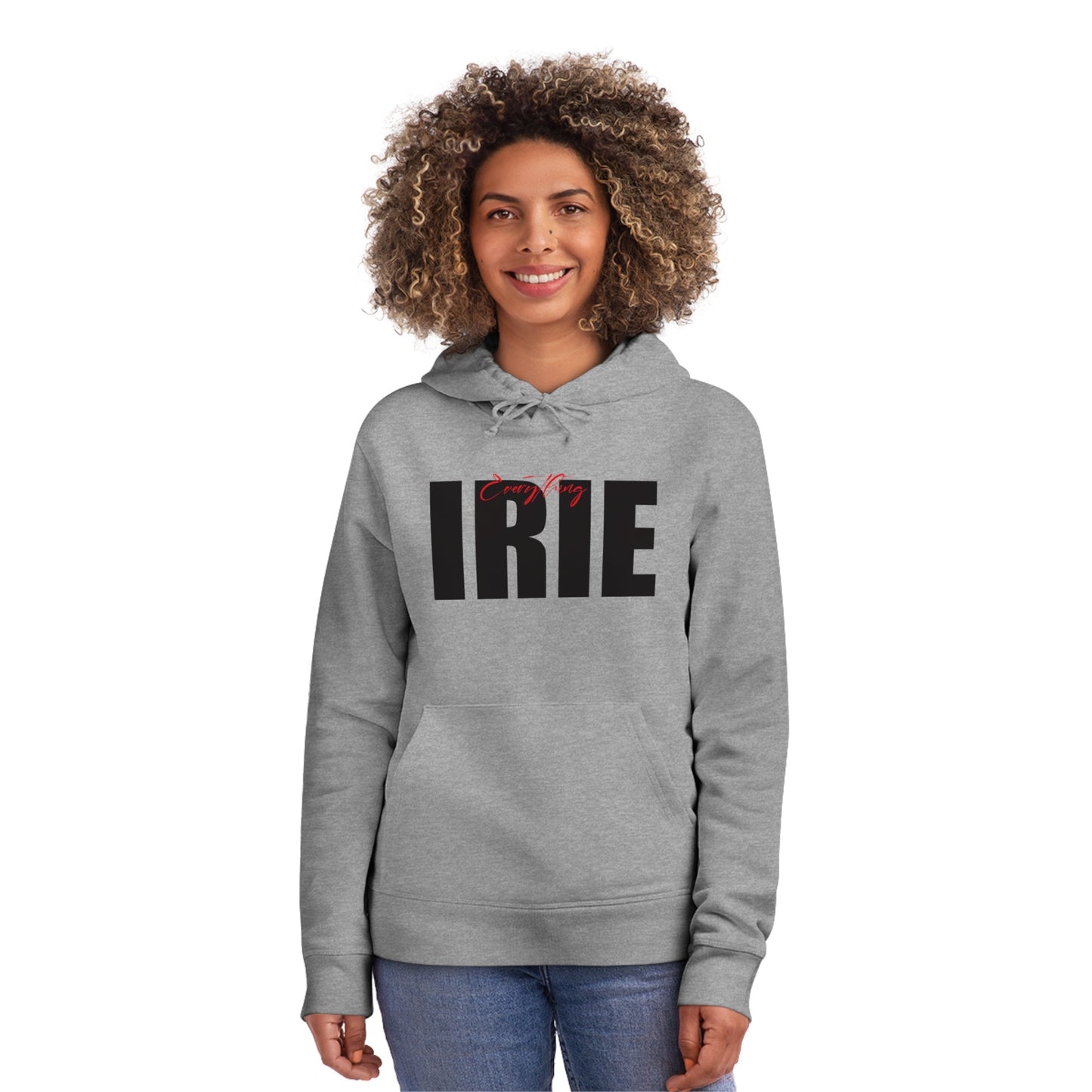 Reggae 'Everything Irie' Organic Cotton Hoodie – Relaxed mens streetwear hoodie look