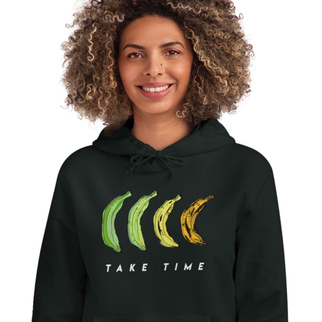 Reggae 'Take Time' Organic Cotton Hoodie – Band hoodies with reggae flair for men.