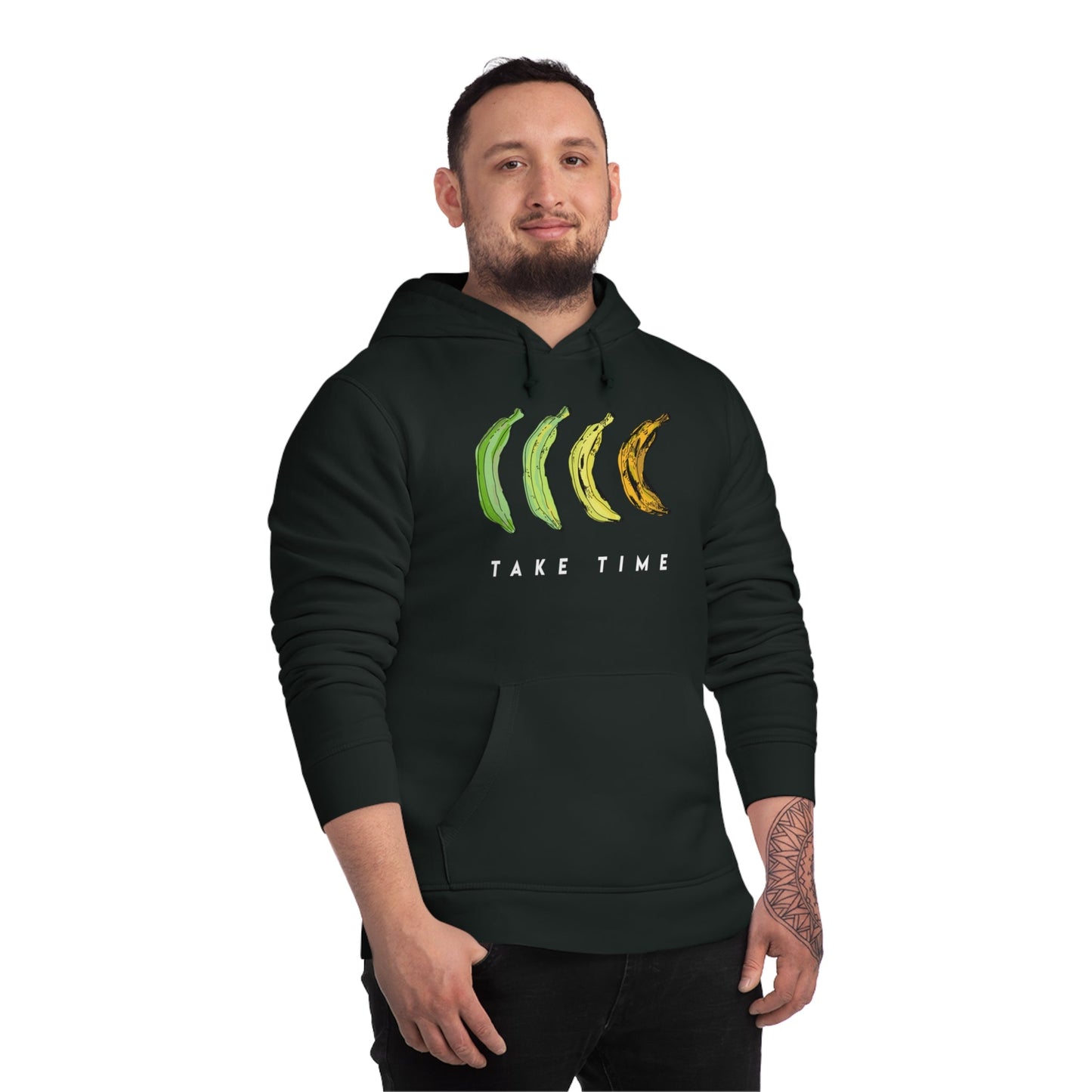 Reggae 'Take Time' Organic Cotton Hoodie – Perfect hoodies rock fans will love.