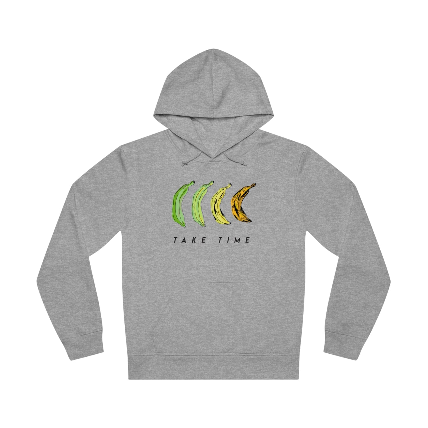 Reggae 'Take Time' Organic Cotton Hoodie – Comfortable rock hoodies for relaxed style.
