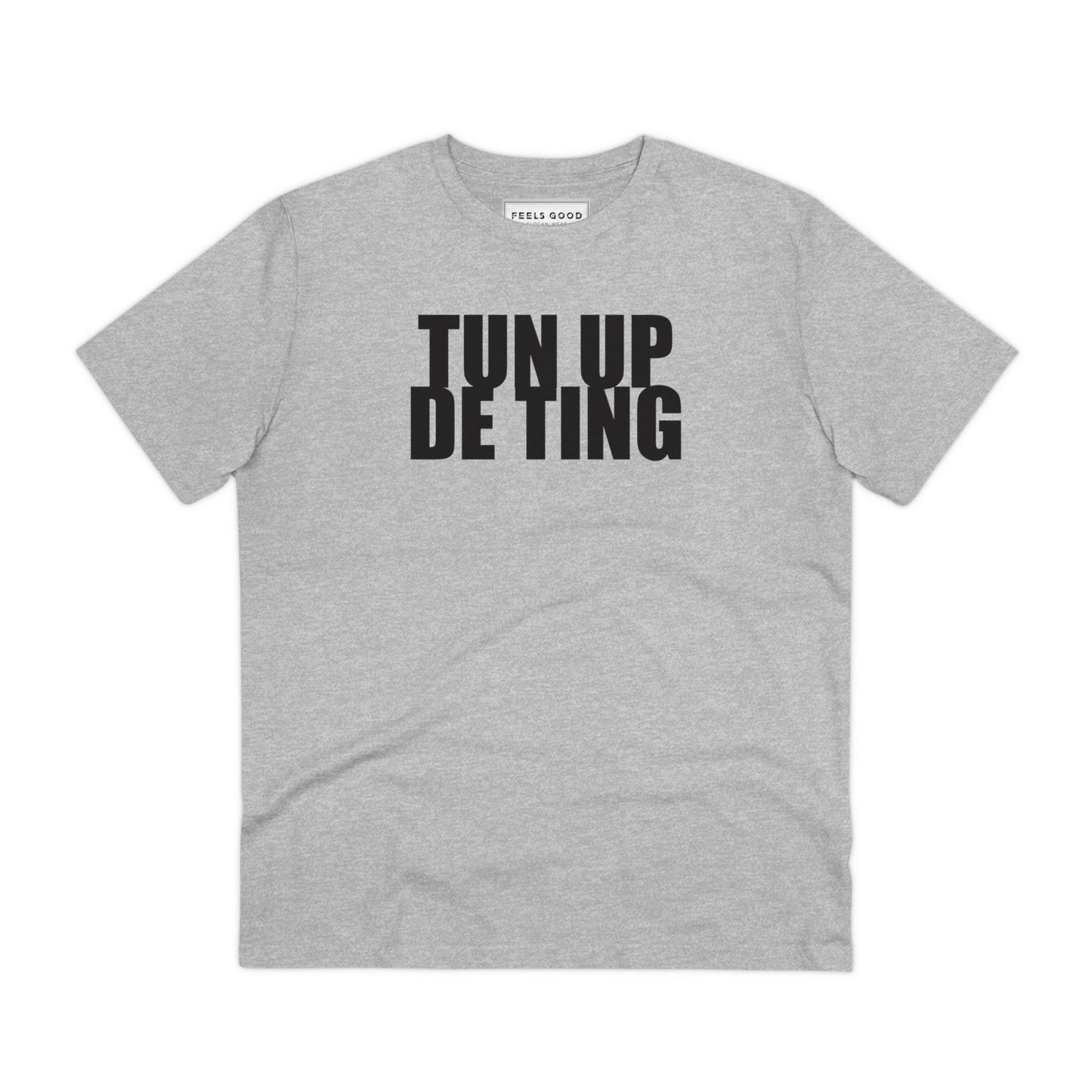 Reggae 'Turn It Up' Organic Cotton T-shirt - expressive hip hop t shirt with reggae vibes.