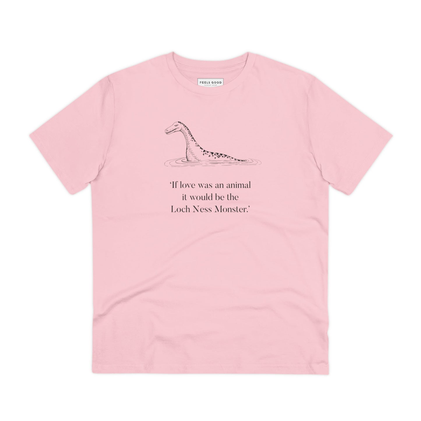 Elevate your Scottish outfit with the Scotland 'Nessie' organic cotton t-shirt, comfy and stylish!