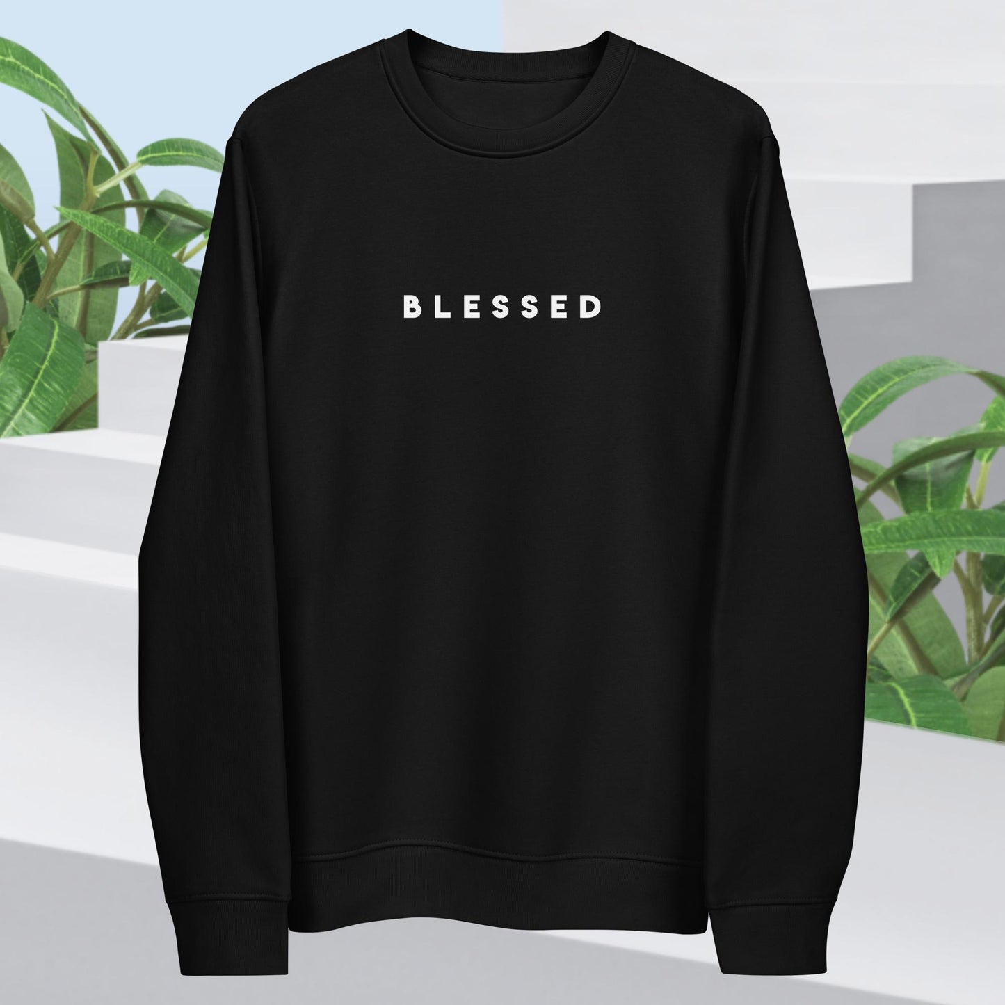 Positive 'Blessed' Organic Cotton Sweatshirt