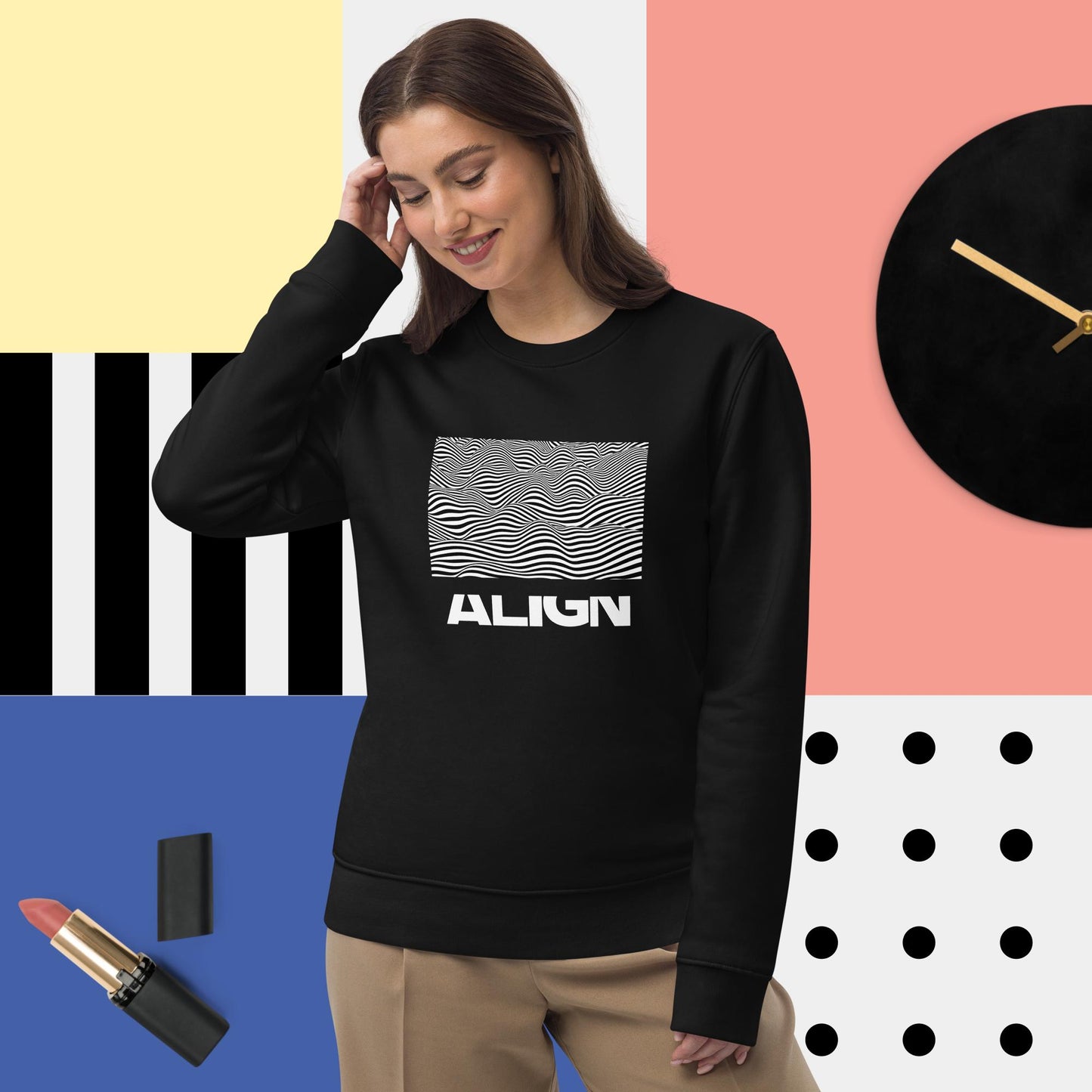 Favorite best: My go-to 'Align' organic cotton sweatshirt.