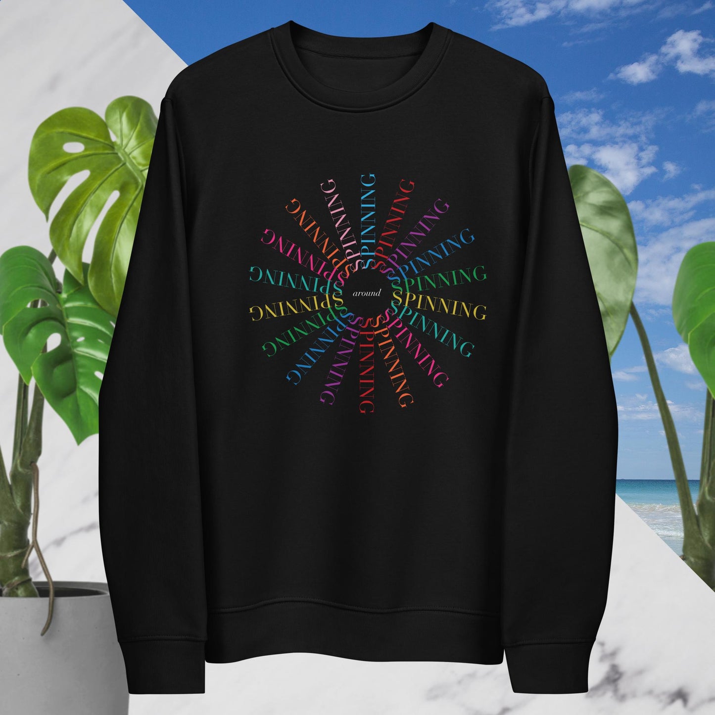 Feel-good fashion: Contemporary 'Spinning Around' Kylie Minogue Organic Cotton Sweatshirt