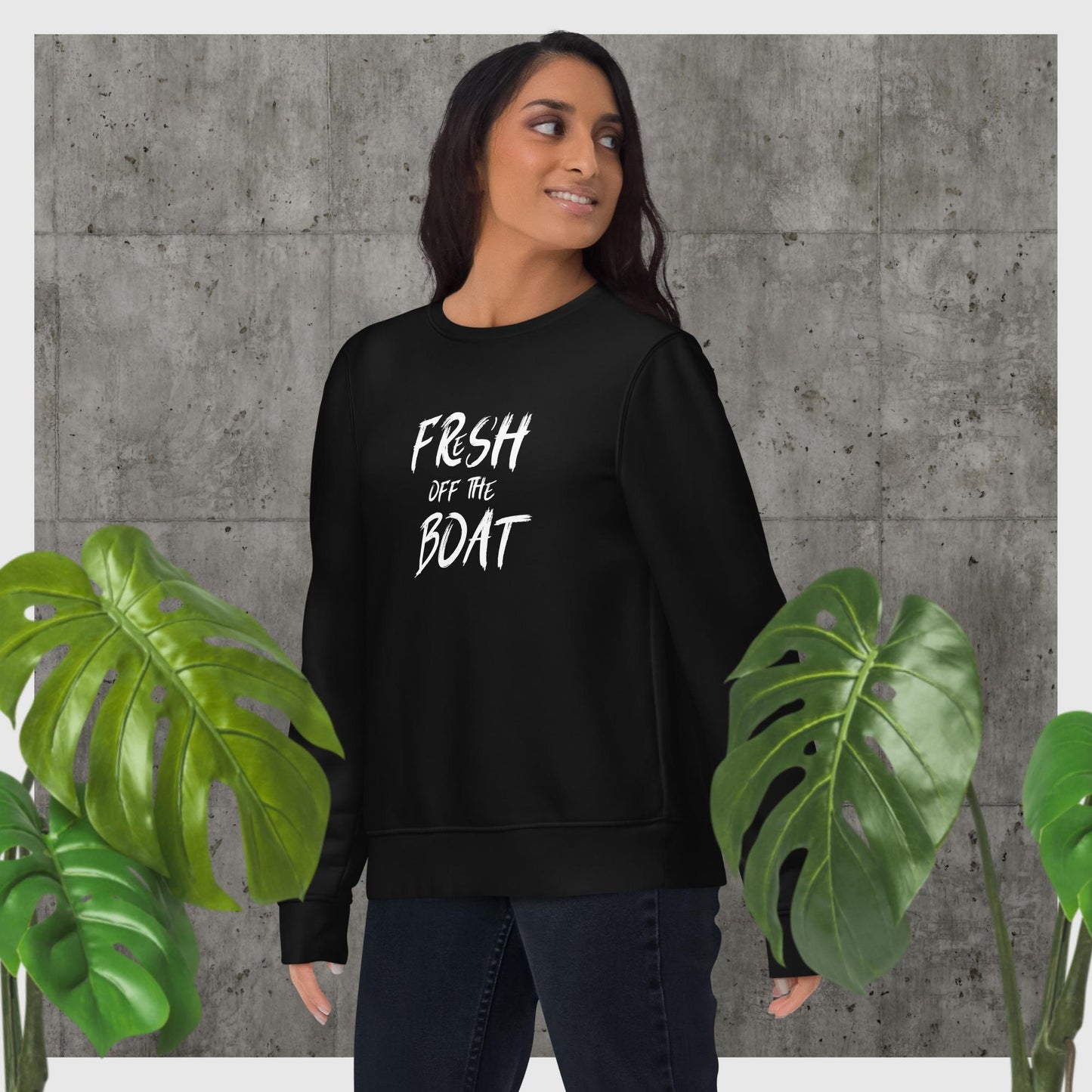 Book-Inspired 'Fresh Off The Boat' Sweatshirt for Cozy and Stylish Looks