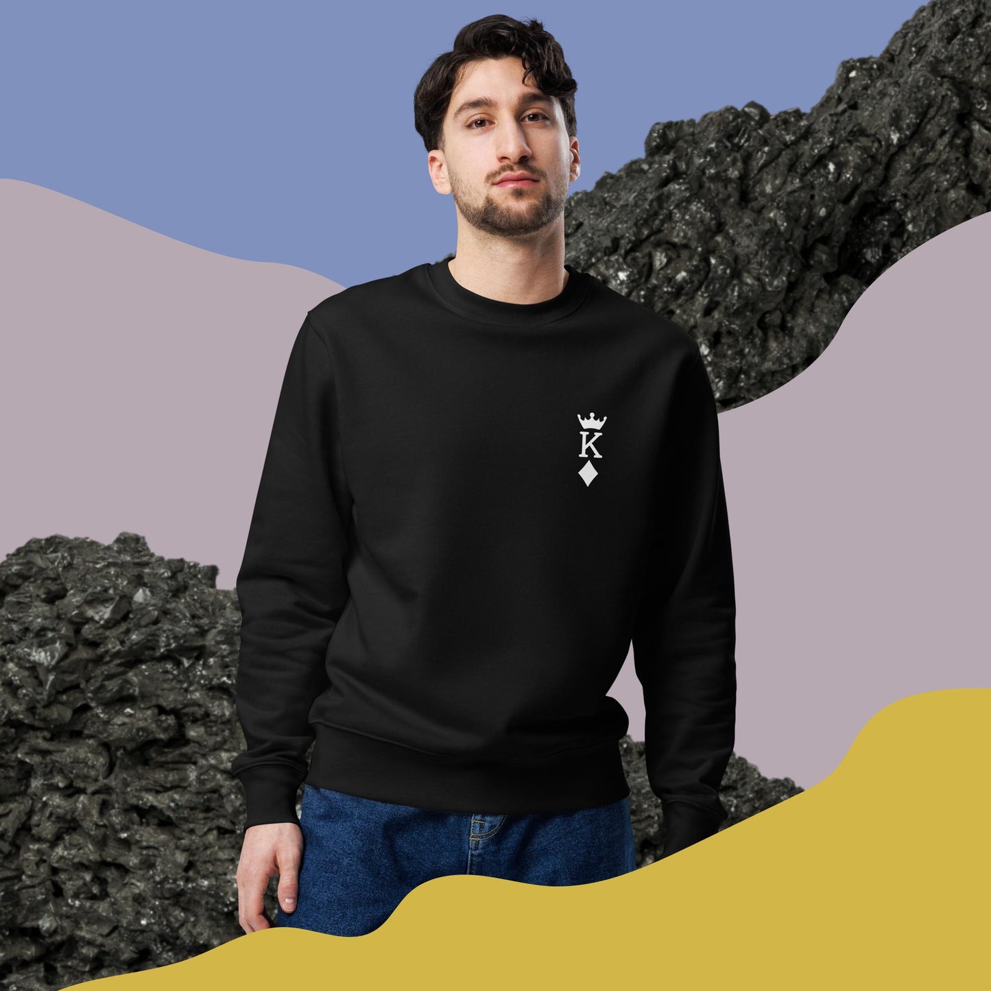 Bold and stylish King Of Diamonds sweatshirt for modern readers and trendsetters