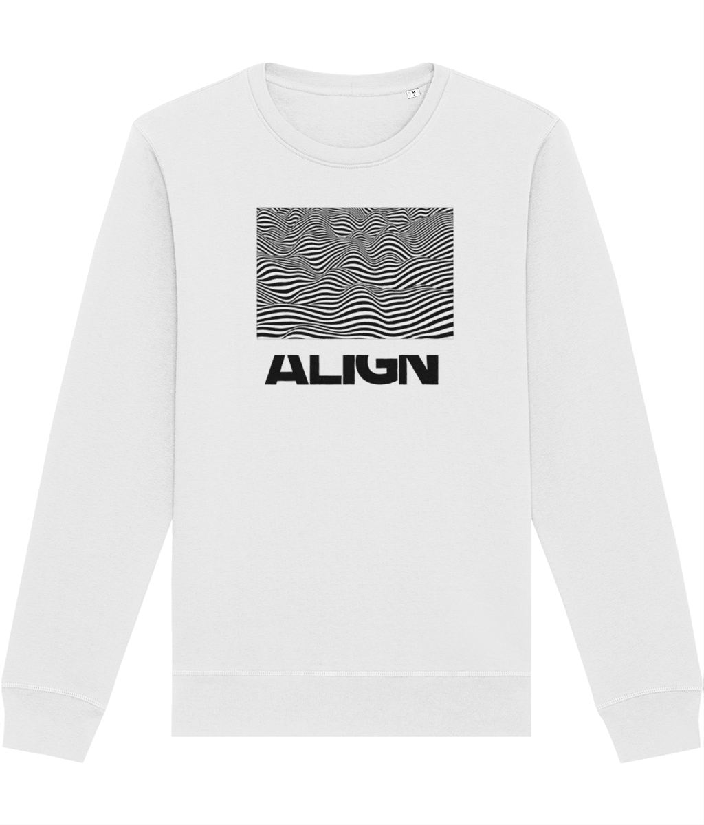 Good vibe sweatshirt: Stay centered in this 'Align' organic tee.