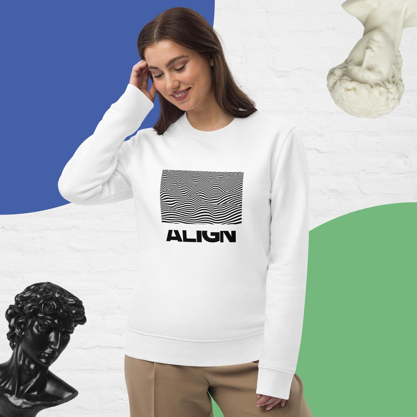 Womens best: Cozy 'Align' organic for everyday adventures.