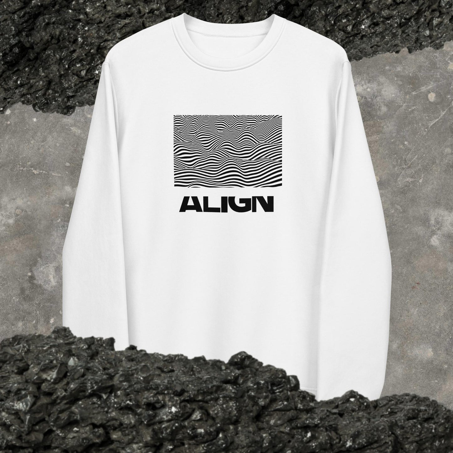 Top sweatshirt: 'Align' organic cotton for city life.
