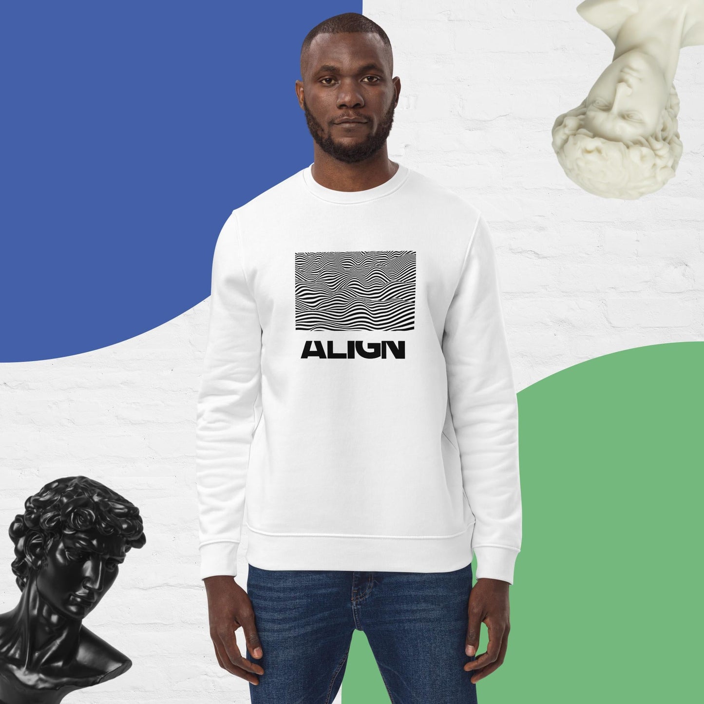 Best mens sweatshirt: Find your balance in 'Align' organic cotton.