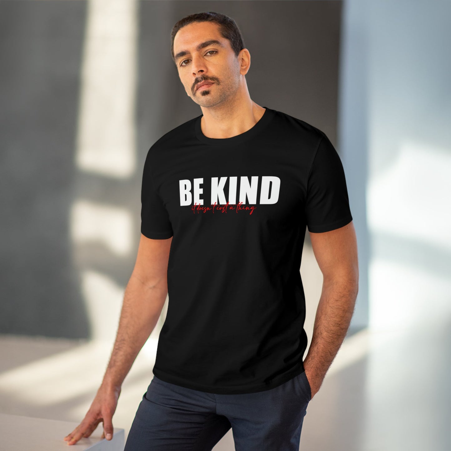 Urban 'Be Kind, It's Free' Organic Cotton T-shirt - Eco Tshirt