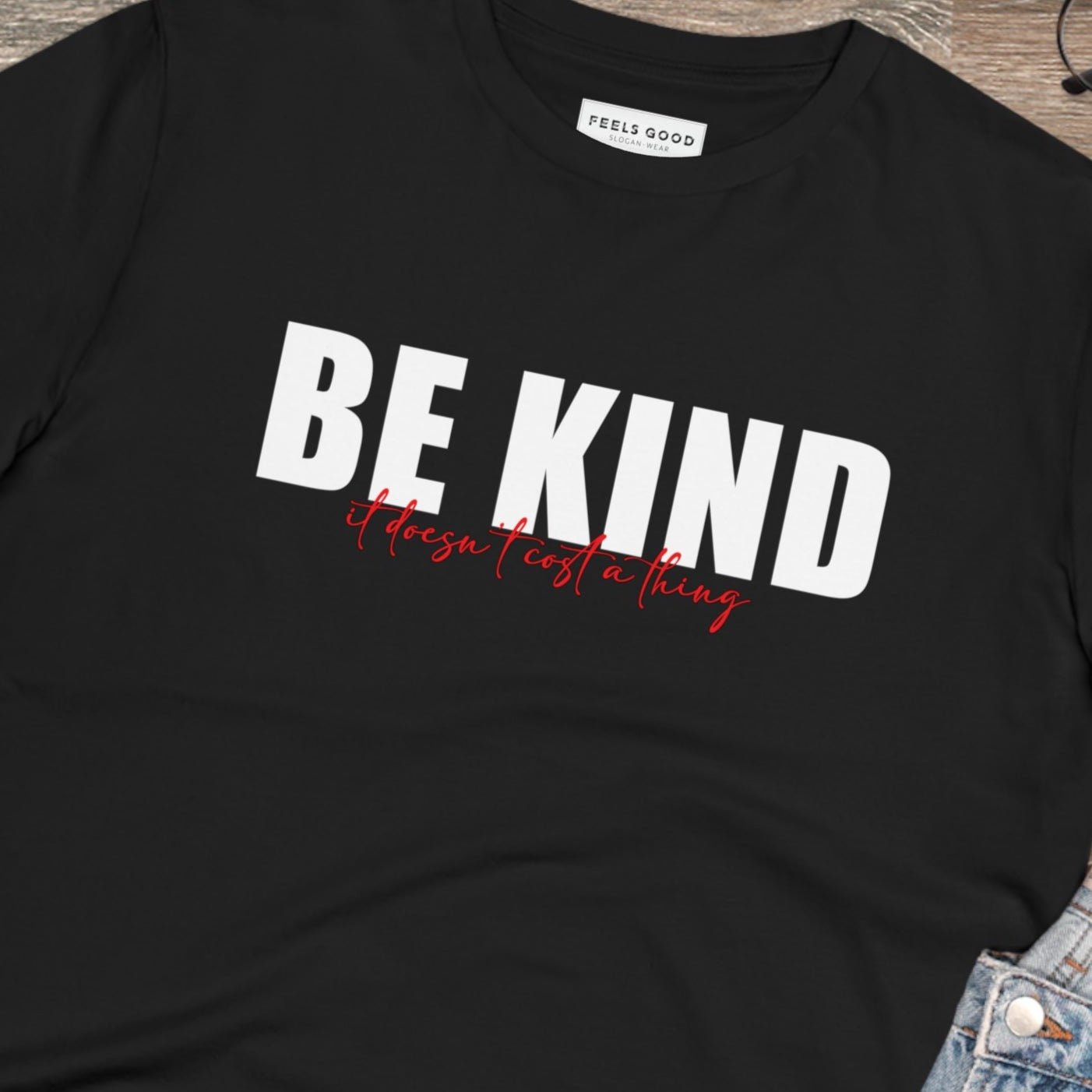 Urban 'Be Kind, It's Free' Organic Cotton T-shirt - Eco Tshirt