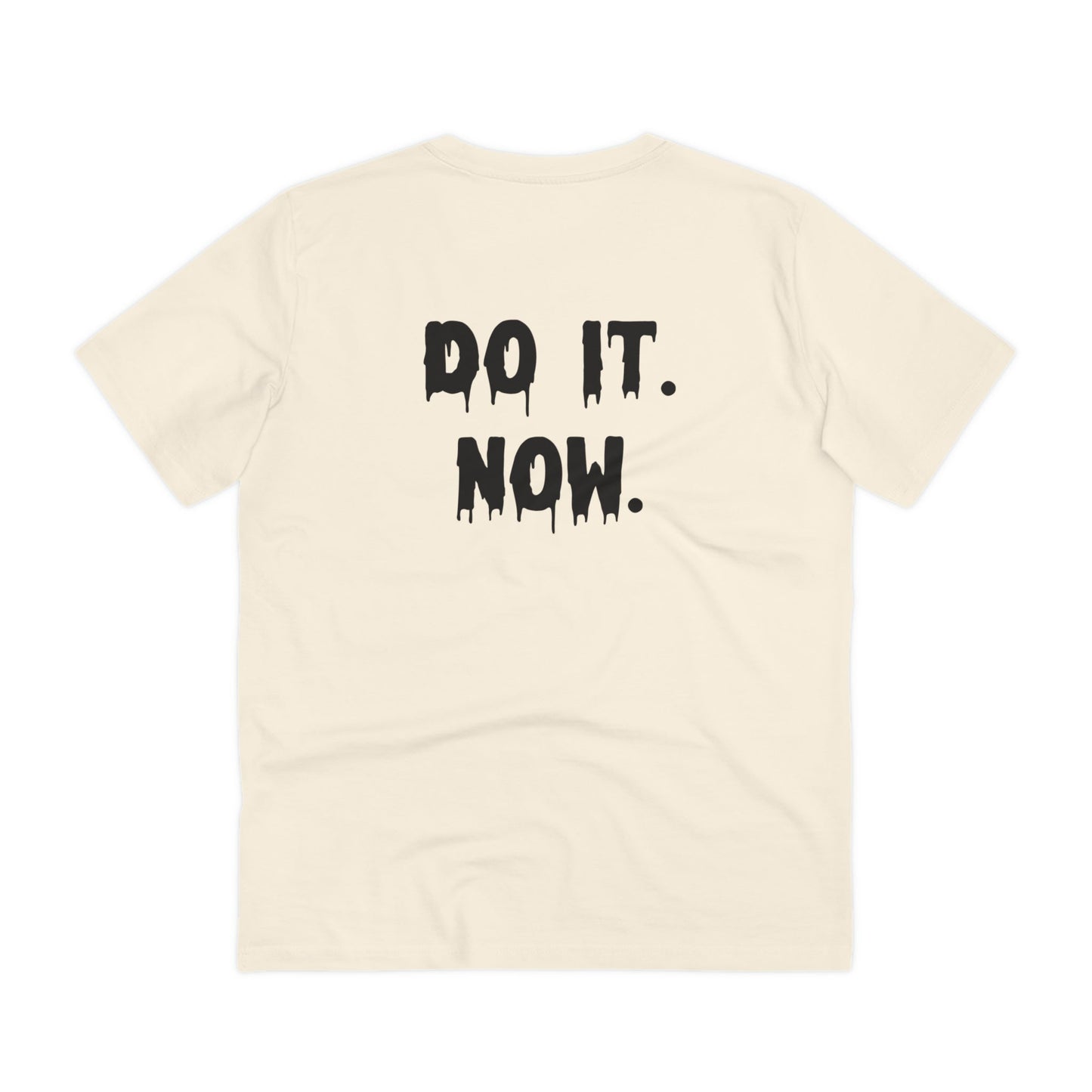 Urban-inspired 'Do It Now' design on high-quality organic cotton tee.