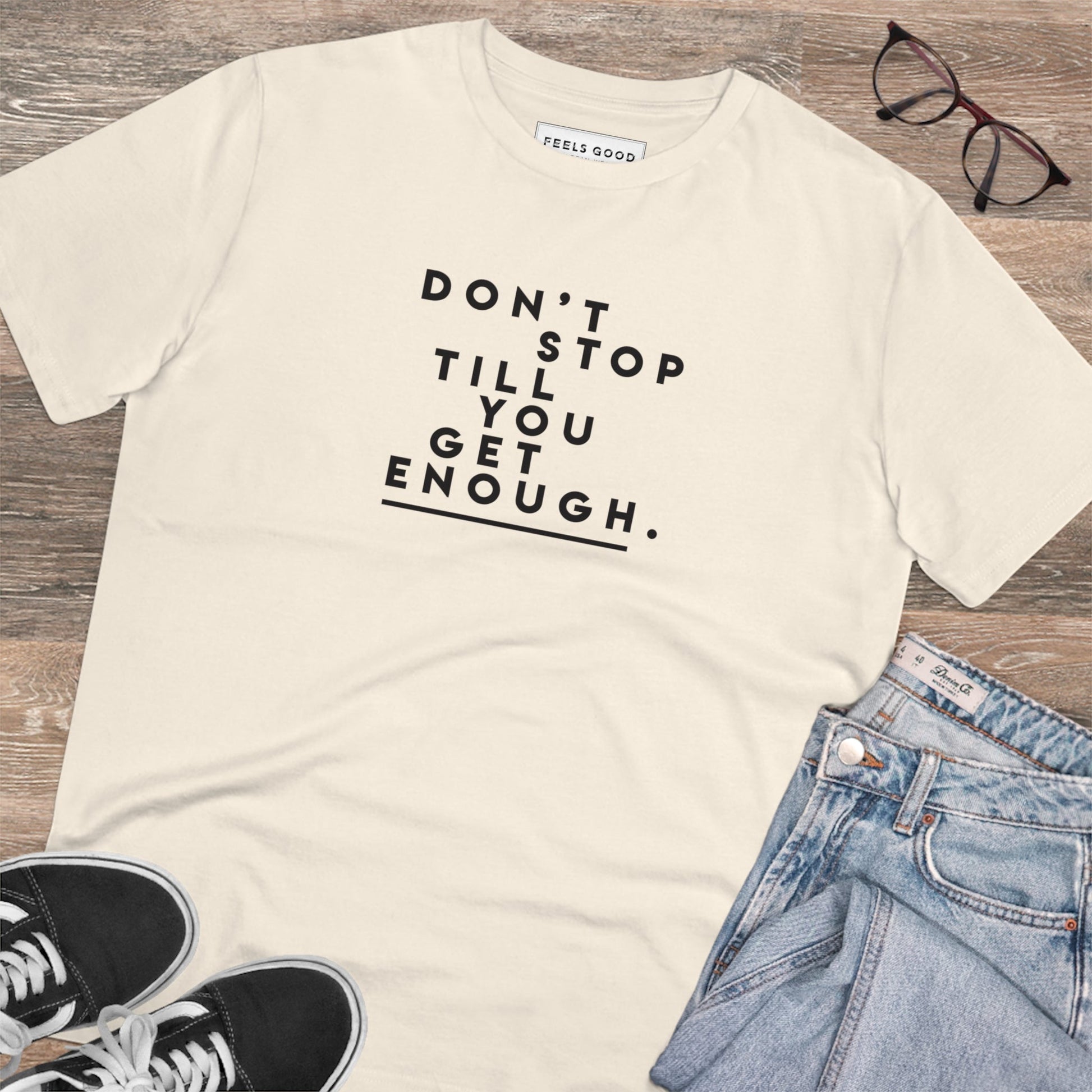 Urban 'Don't Stop Till You Get Enough' MJ Organic Cotton T-shirt – Retro hip hop t shirts vibe - Michael Jackson