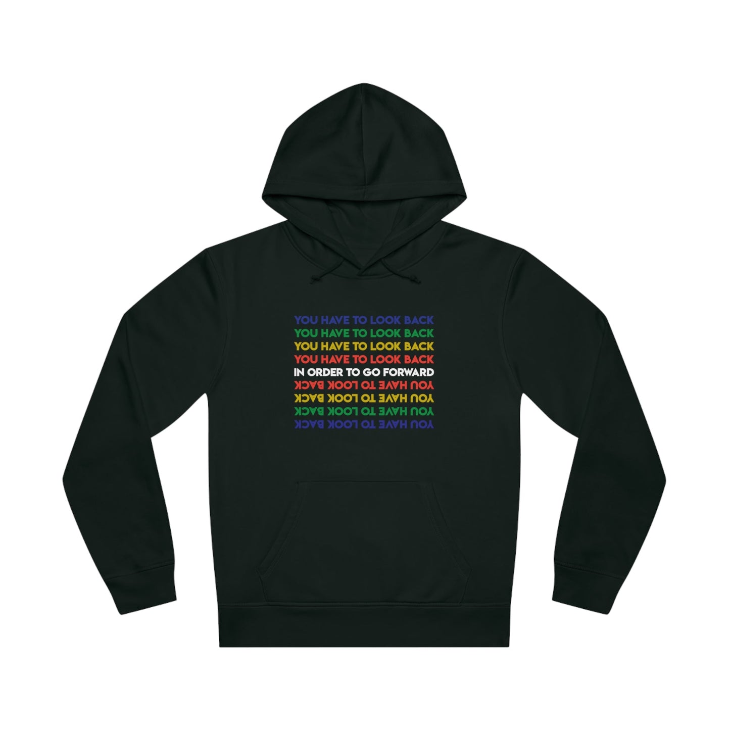 Urban 'Look back To Look Forward' Organic Cotton Hoodie – Stylish street wear hoodie for men