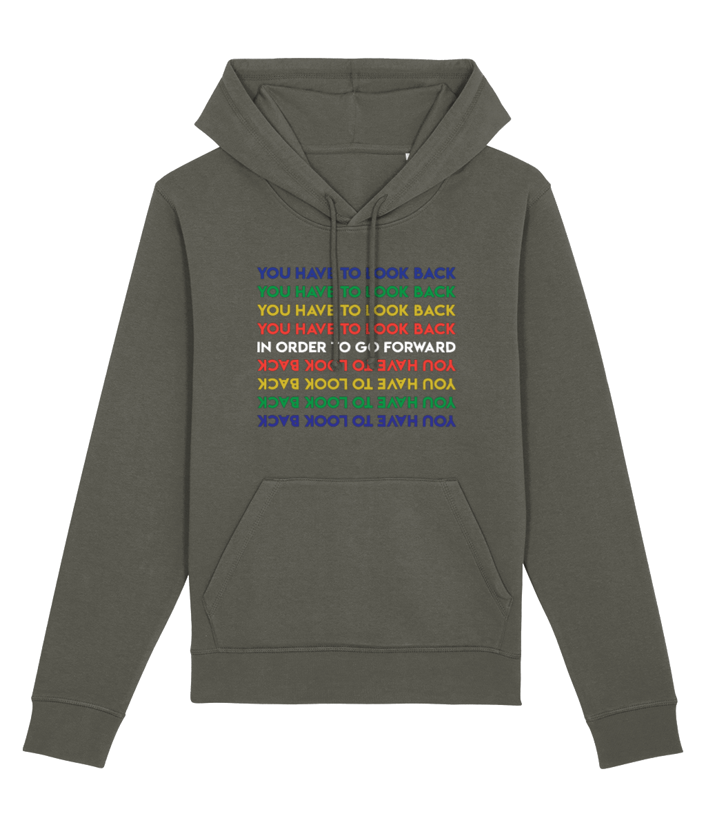 Urban 'Look back To Look Forward' Organic Cotton Hoodie – Hoodie streetwear with modern vibes