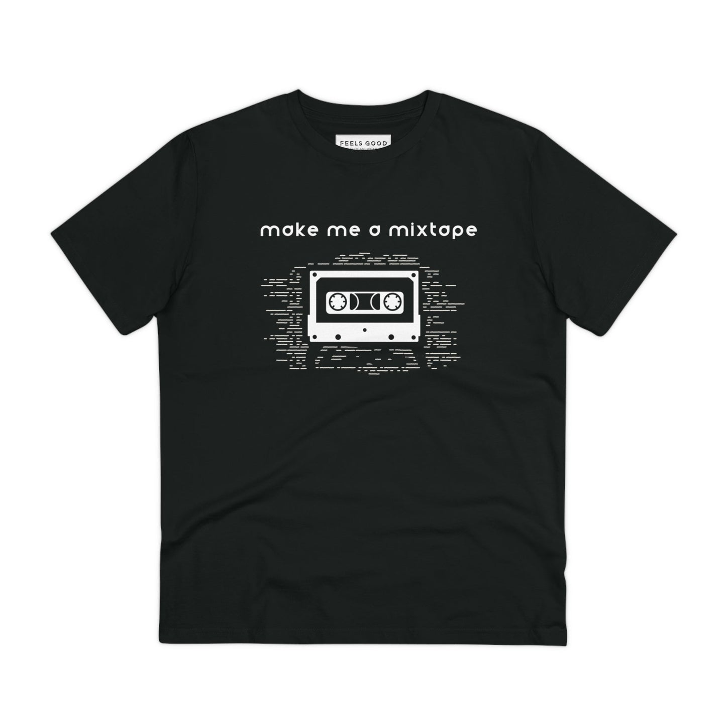 Urban 'Make Me A Mixtape' Organic Cotton T-shirt, pairs with mens graphic sweatshirt