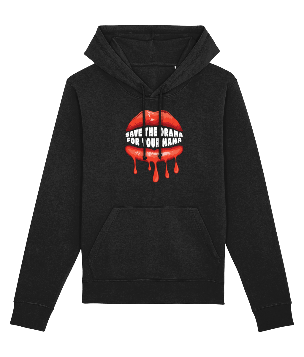Reggae 'Contemporary 'Save The Drama' Mary J Blije Organic Cotton Hoodie – Chill rock hoodies fit