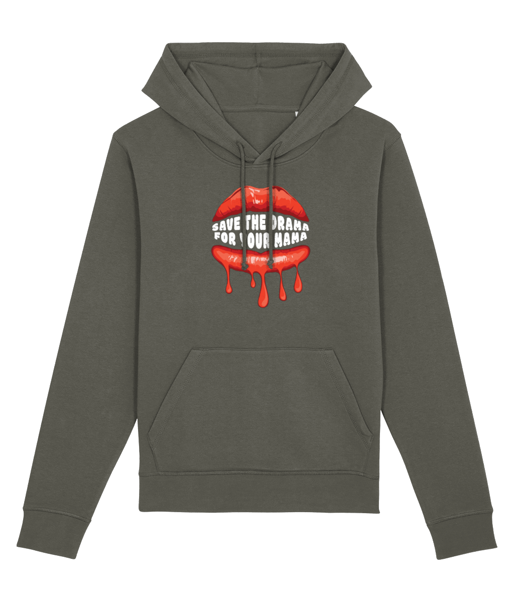 Reggae 'Contemporary 'Save The Drama' Mary J Blije Organic Cotton Hoodie – Hoodies rock vibe streetwear