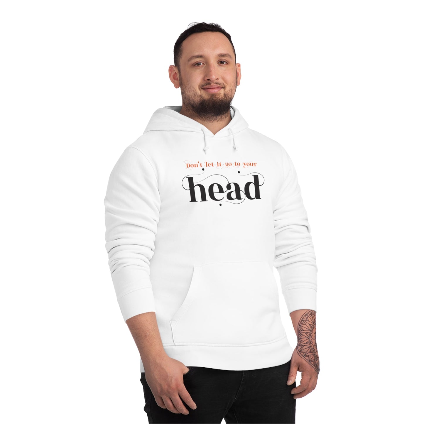 Urban 'No Ego' Organic Cotton Hoodie – Clean urban hoodie for stylish streetwear