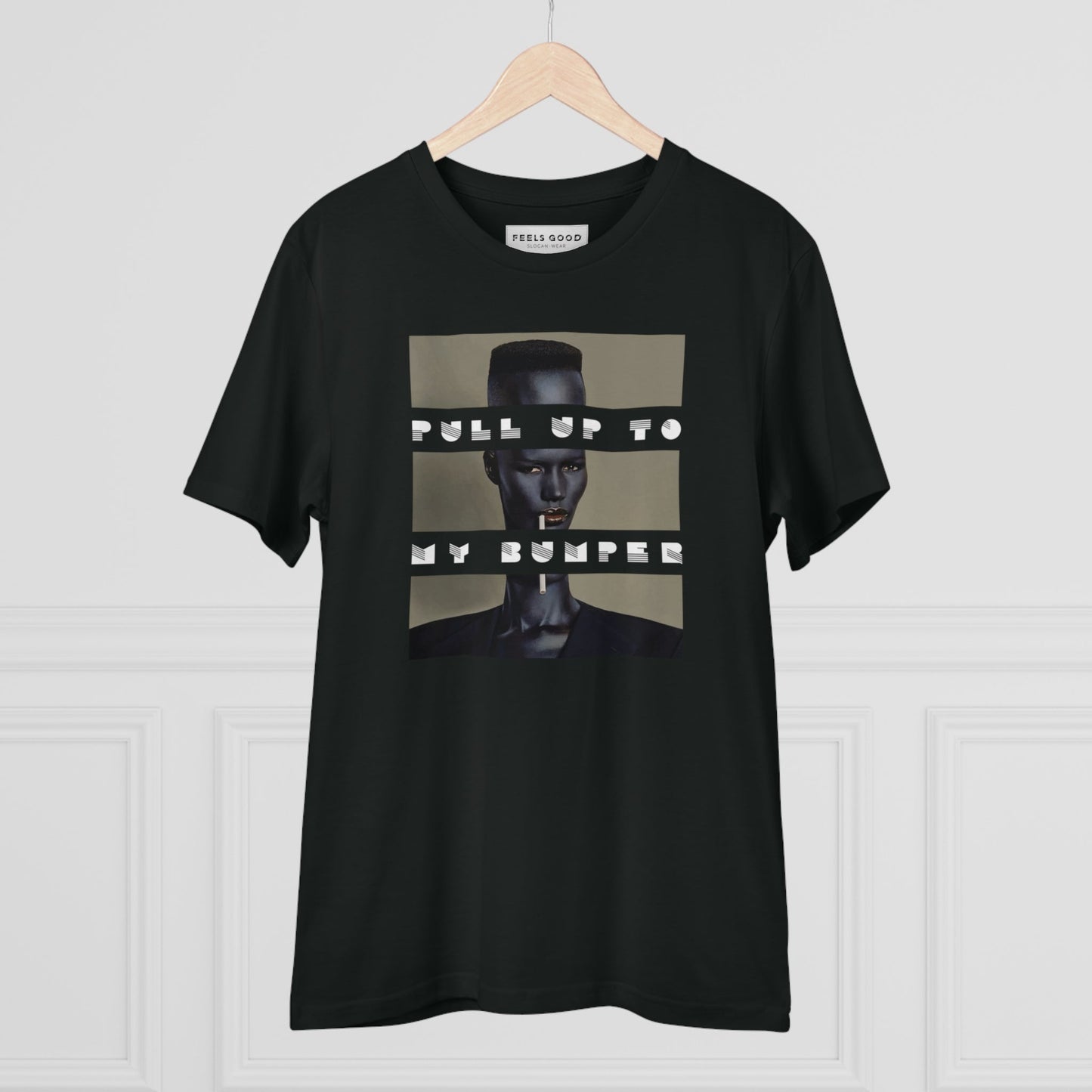 Urban 'Pull Up To My Bumper' Grace Organic Cotton T-shirt - Grace Jones Tshirt - street clothing